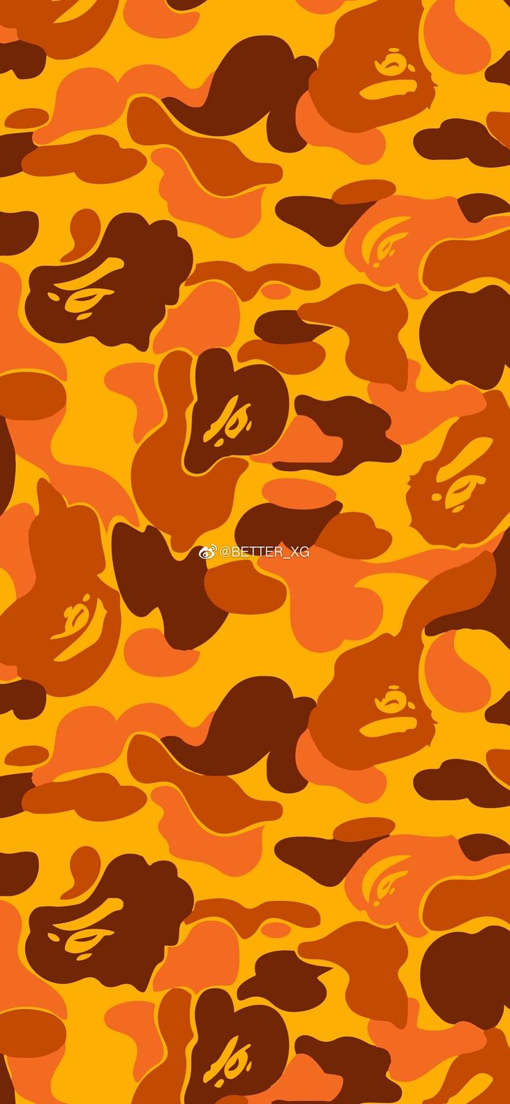 Orange Bape Wallpapers