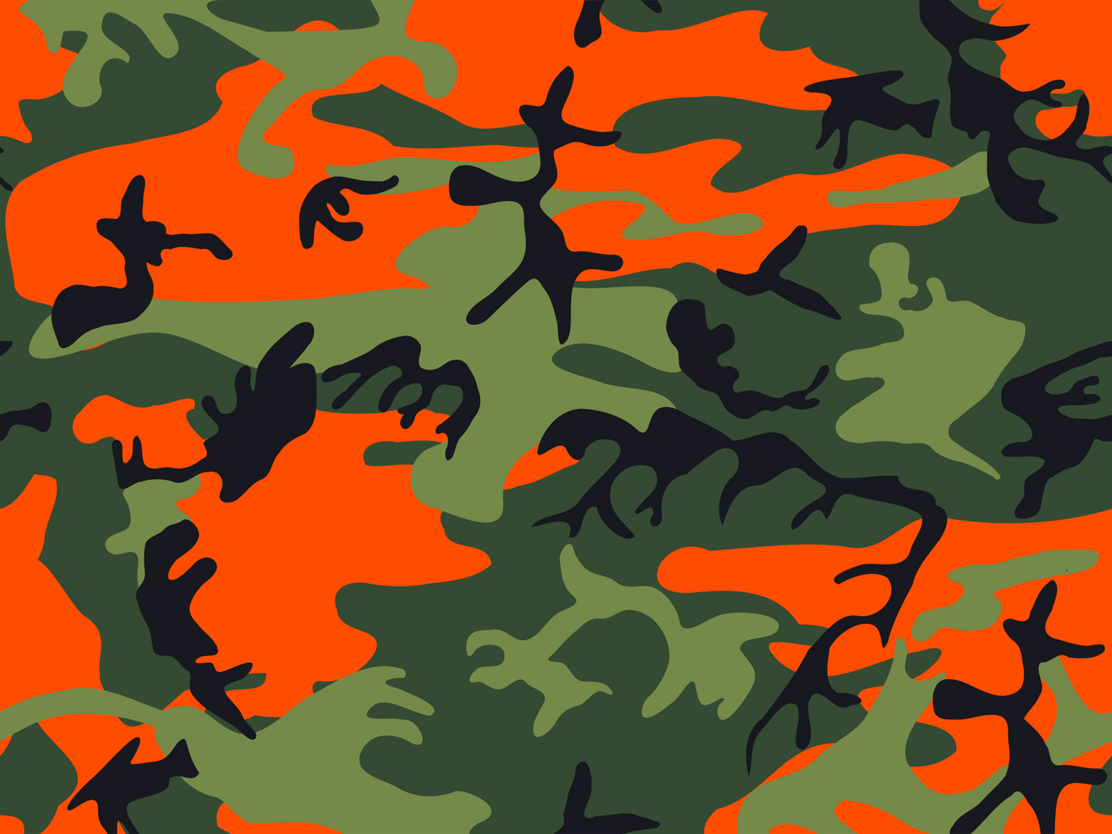 Orange Camo Wallpapers