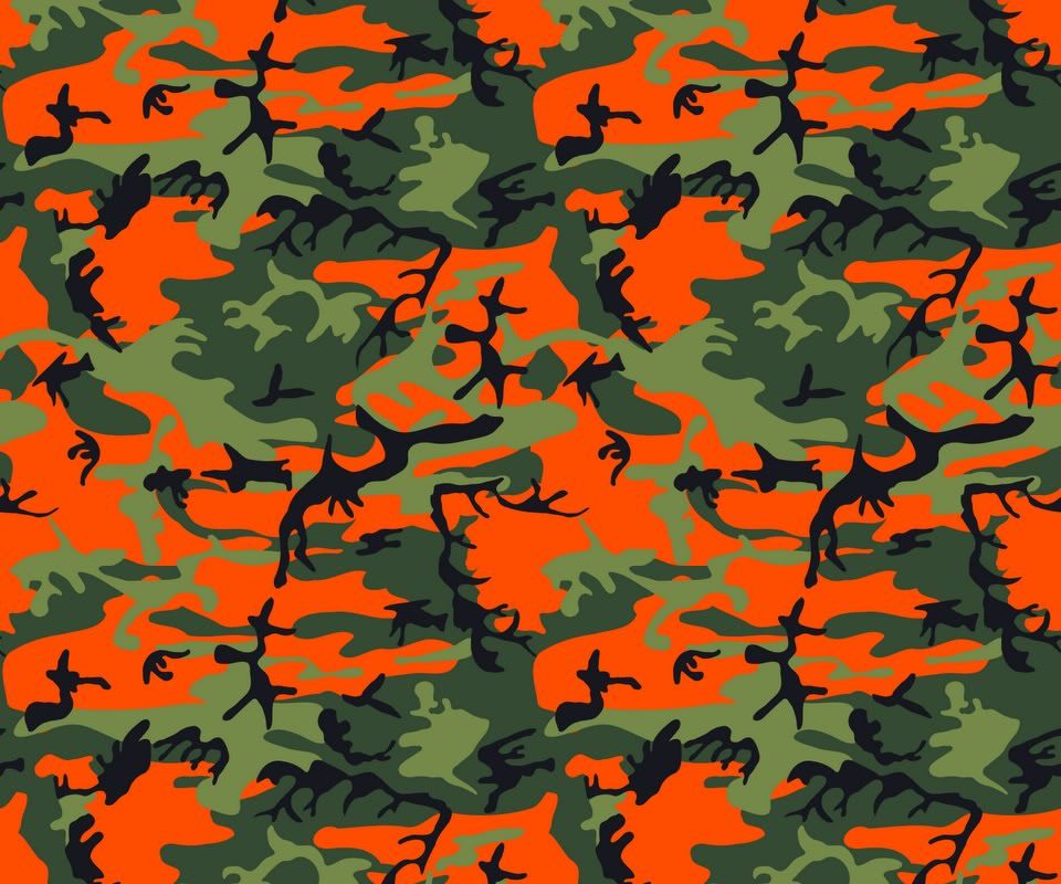 Orange Camo Wallpapers