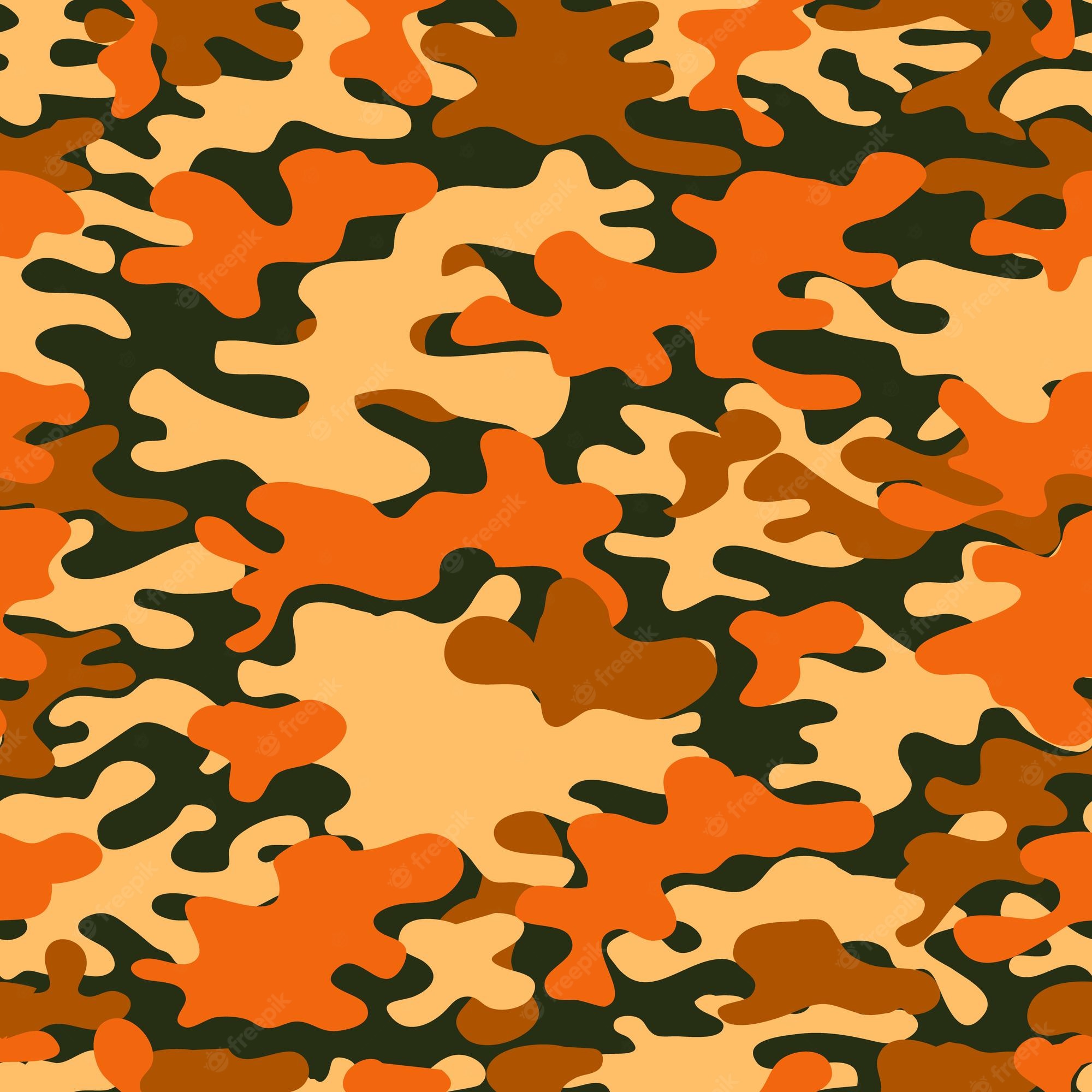 Orange Camo Wallpapers