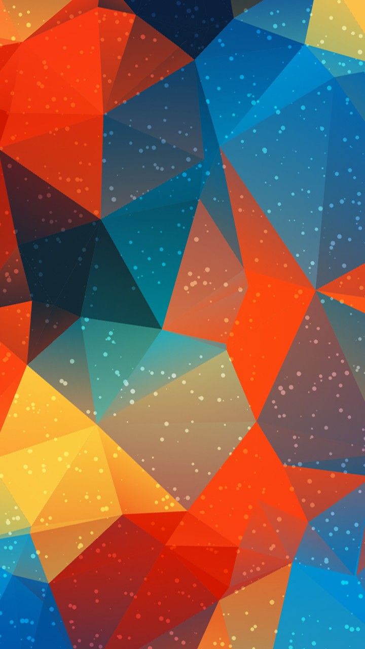 Orange Geometric Wallpapers