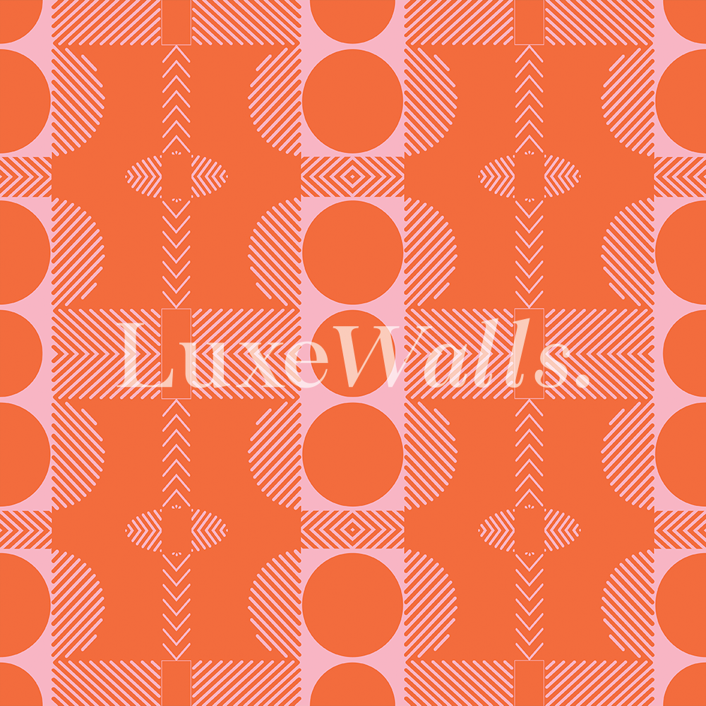 Orange Geometric Wallpapers