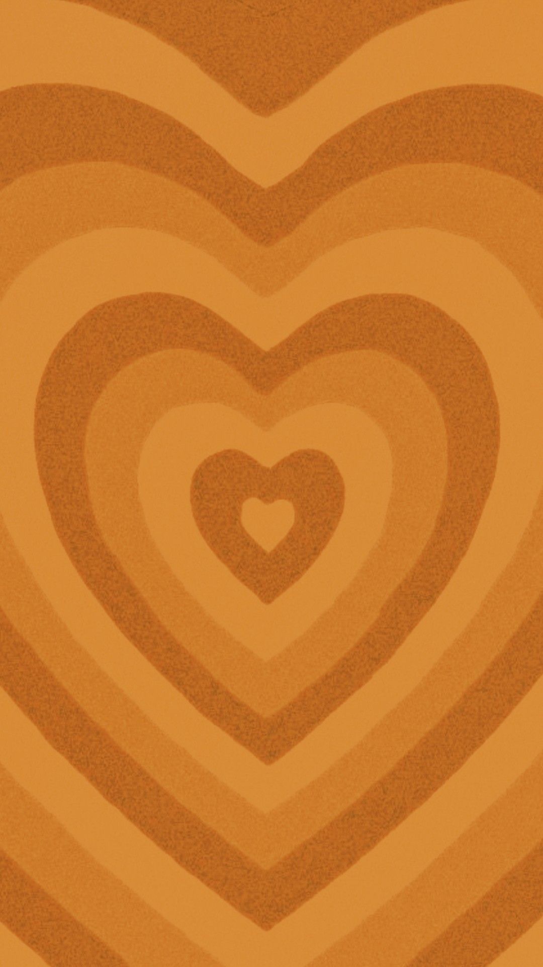 Orange Heart Wallpapers