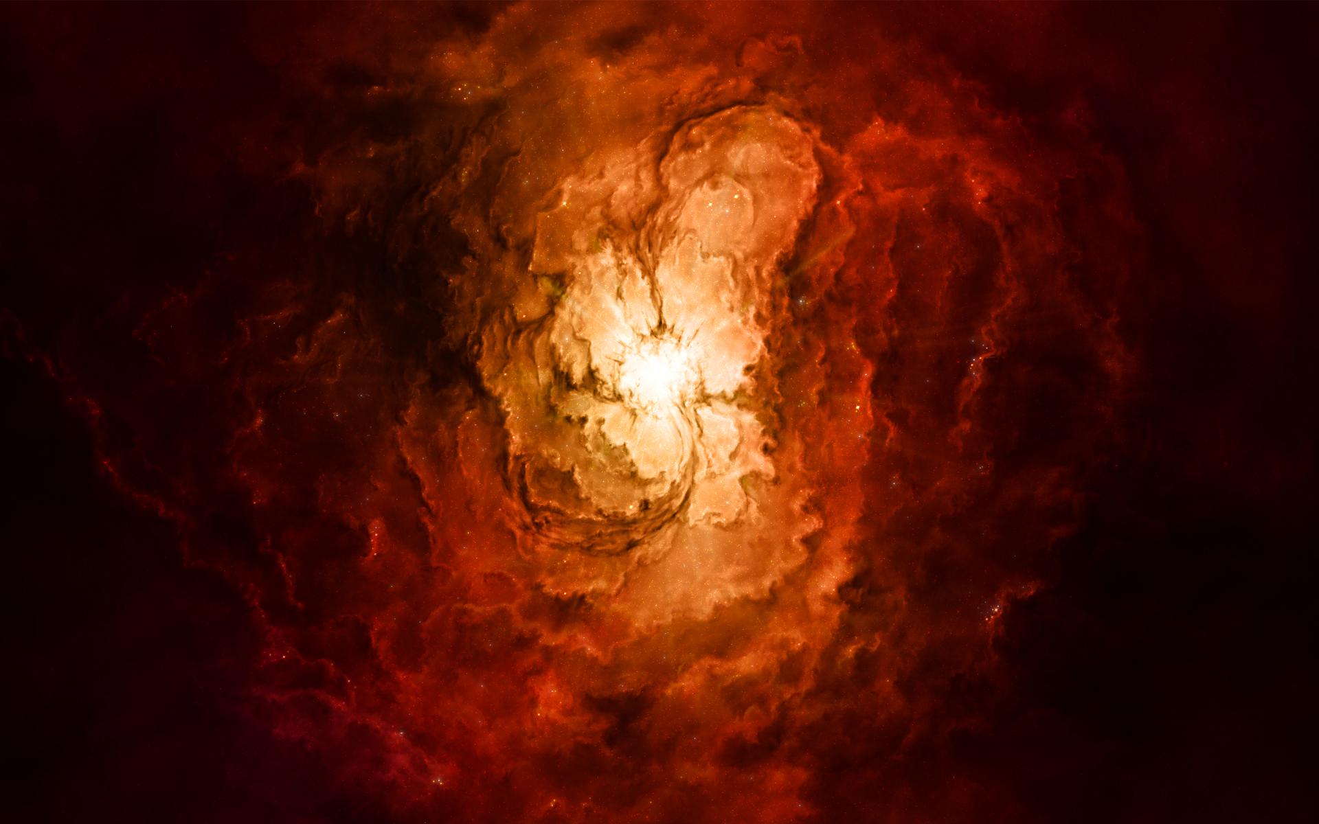 Orange Nebula Wallpapers