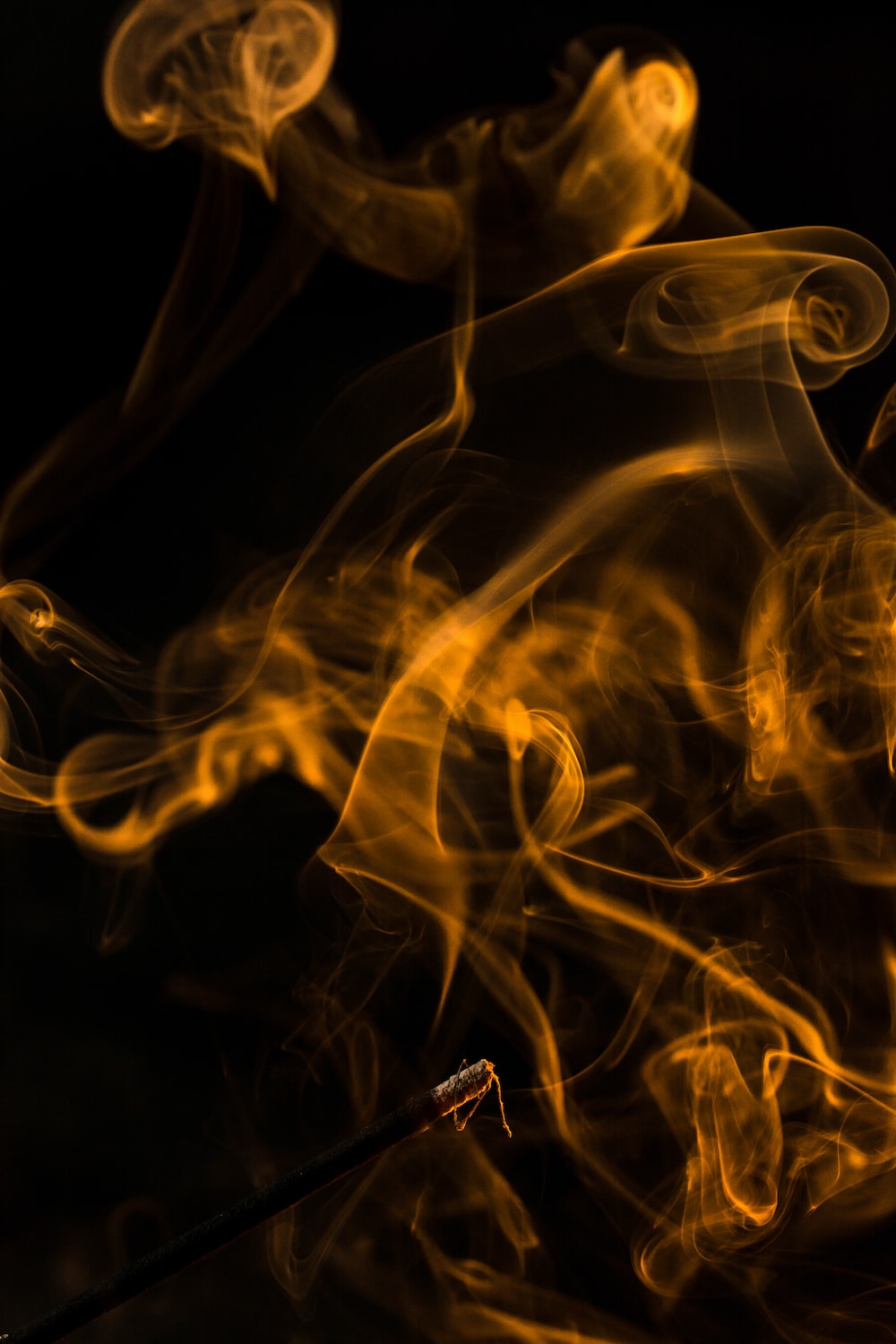 Orange Smoke Wallpapers