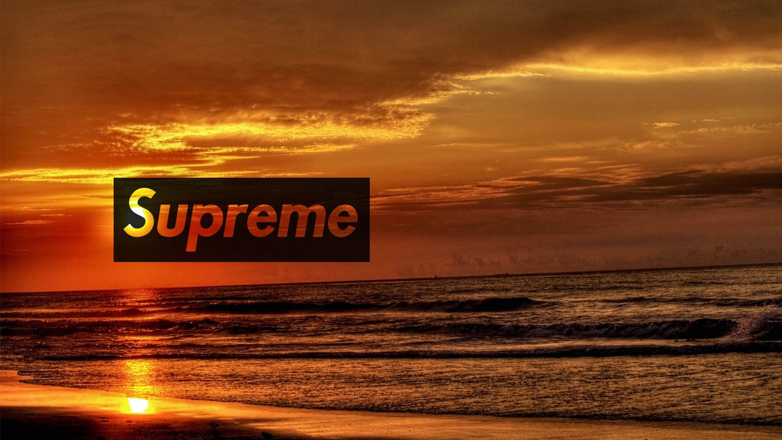 Orange Supreme Wallpapers