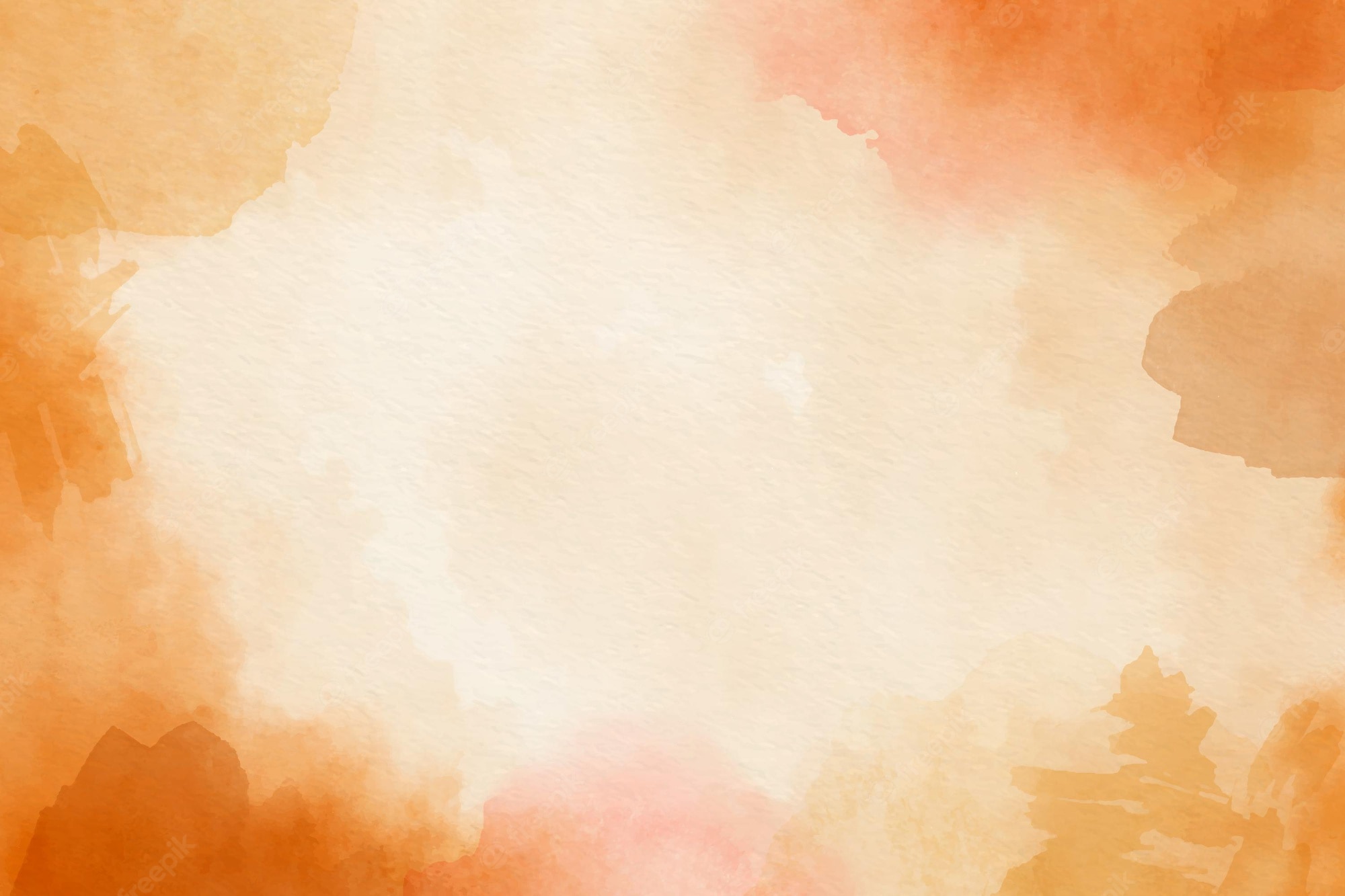 Orange Watercolor Wallpapers