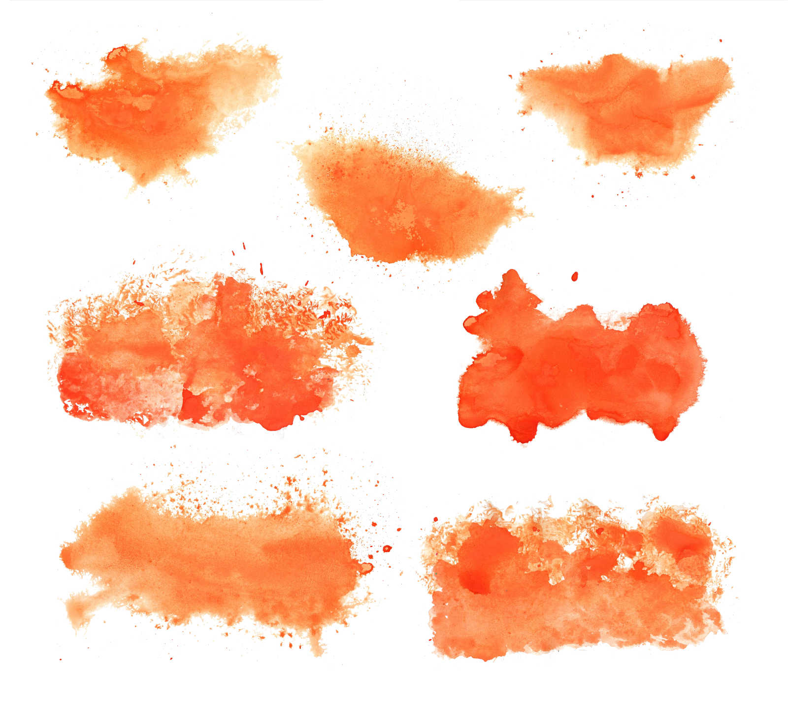 Orange Watercolor Wallpapers