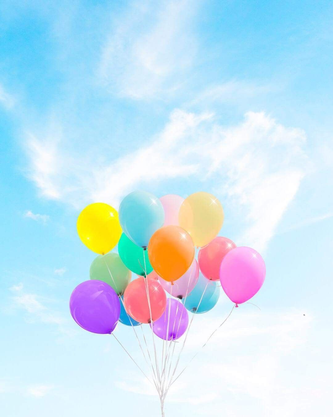 Pastel Balloons Wallpapers