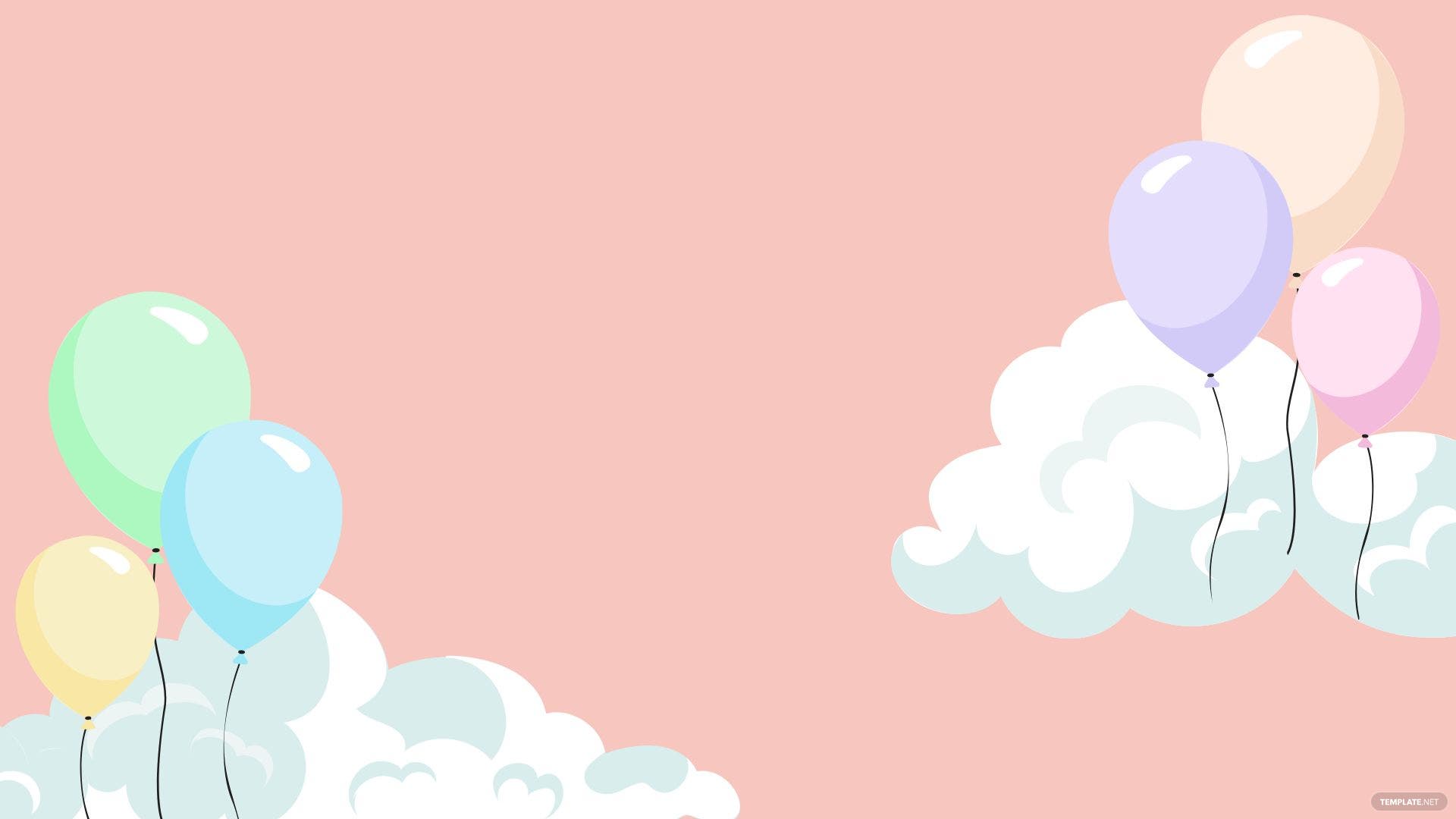 Pastel Balloons Wallpapers