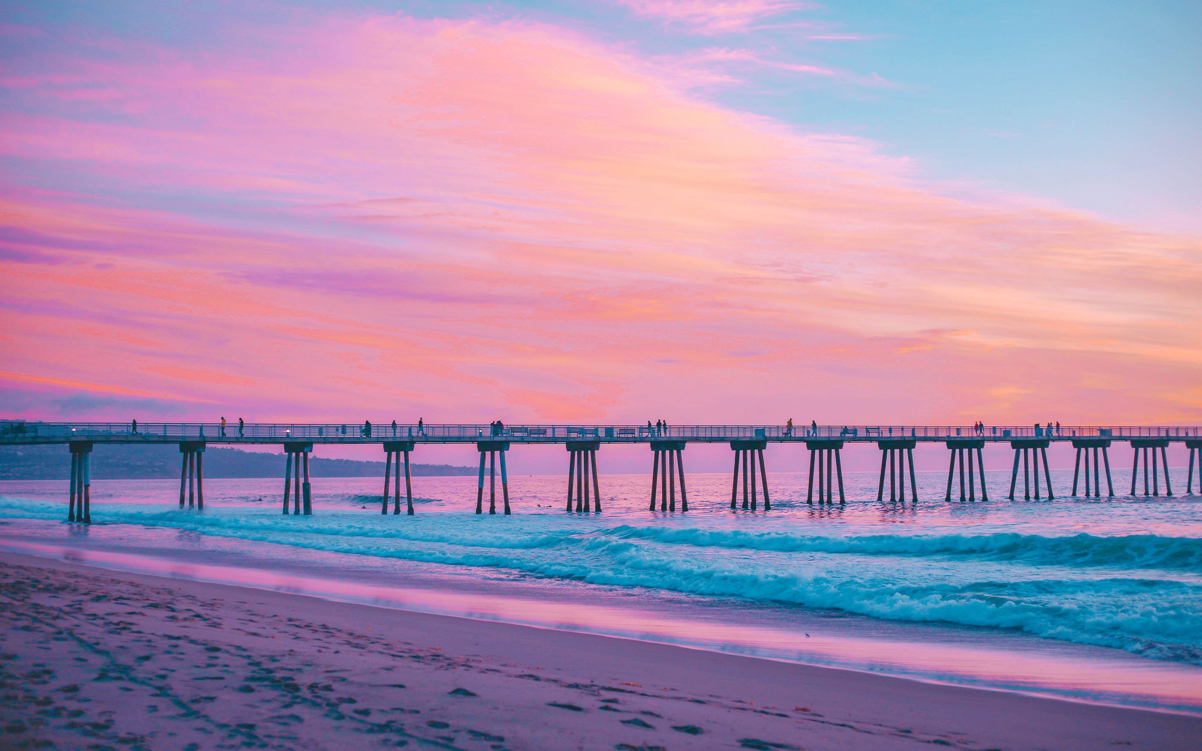 Pastel Beach Desktop Wallpapers