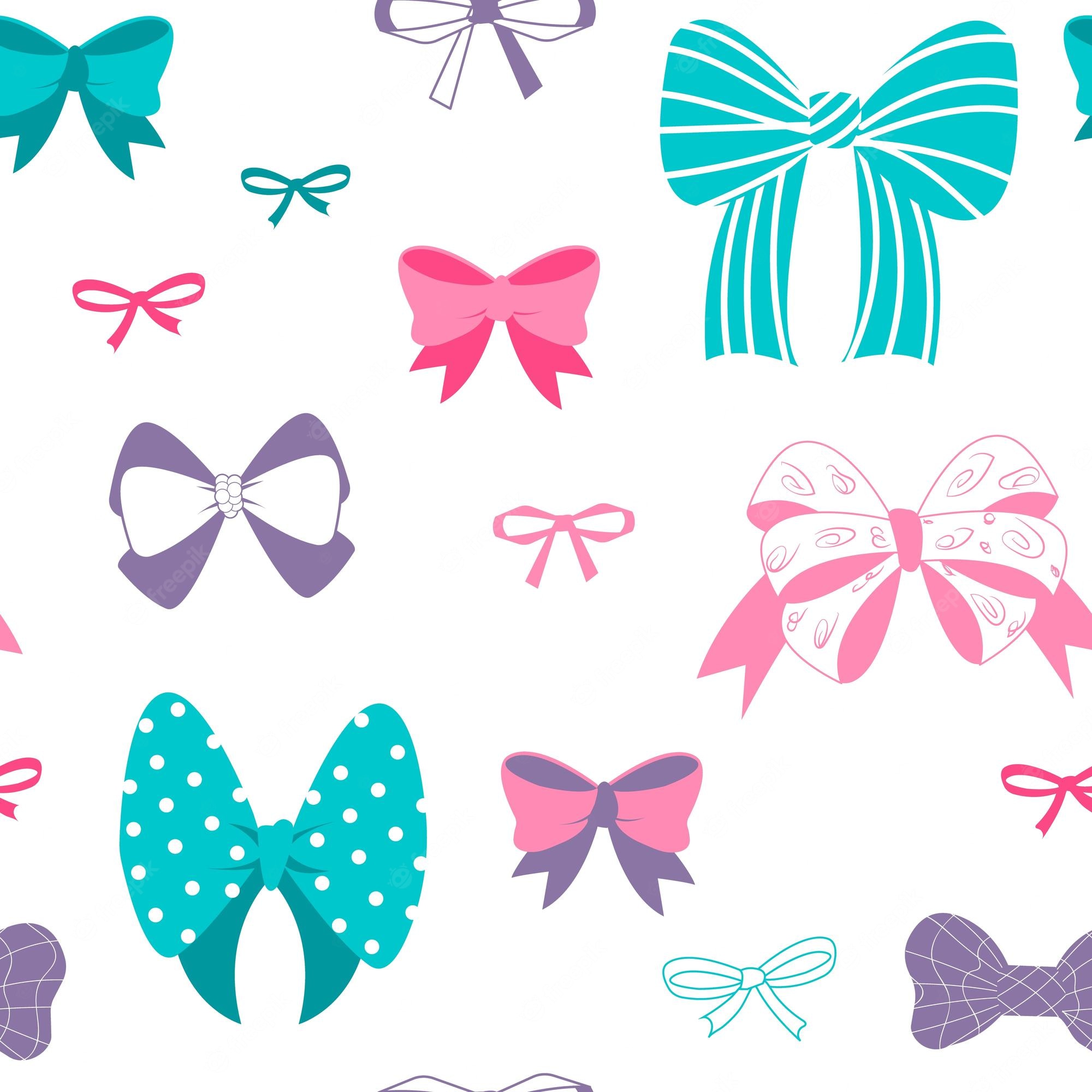 Pastel Bows Wallpapers