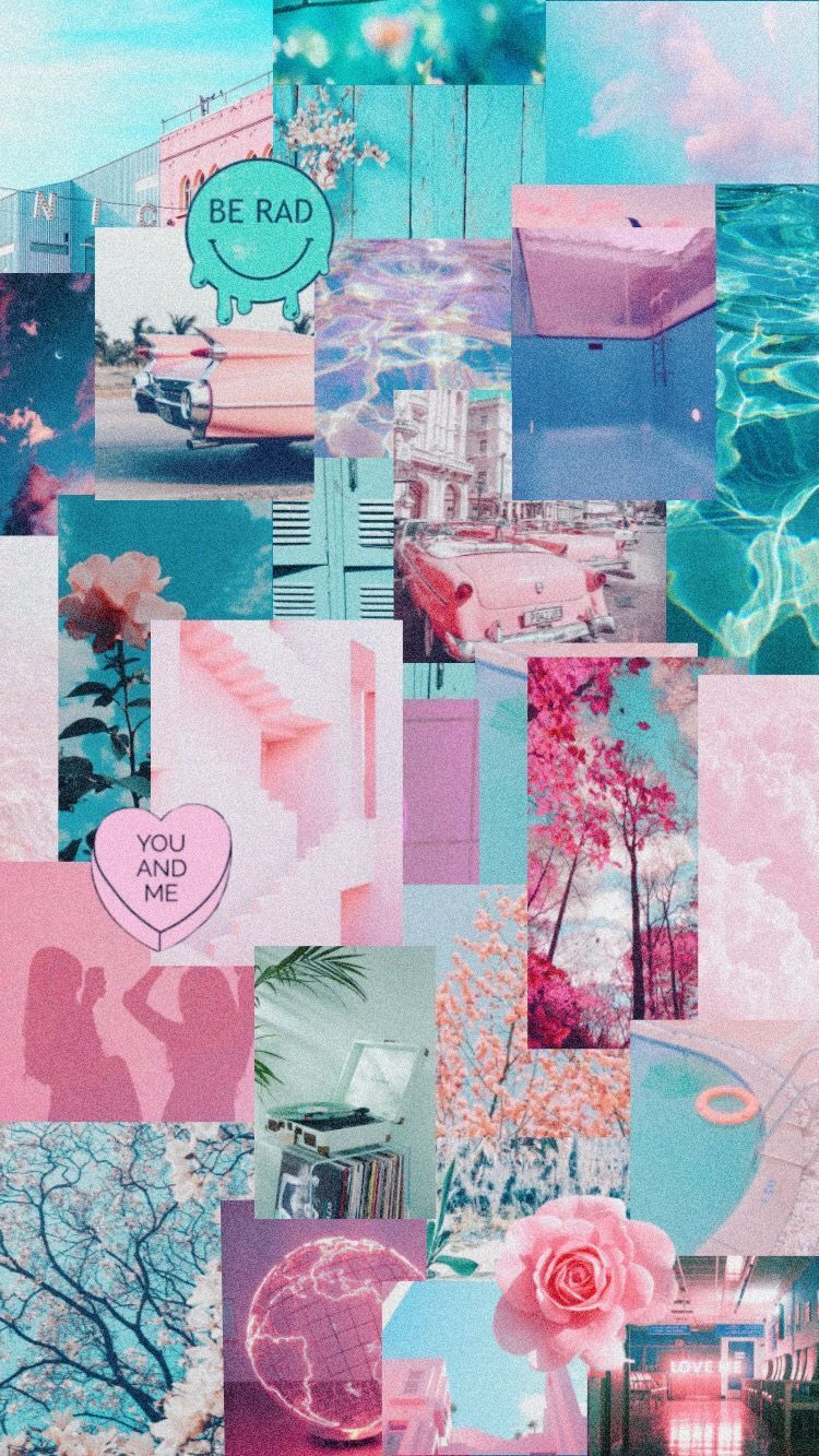 Pastel Collage Desktop Wallpapers