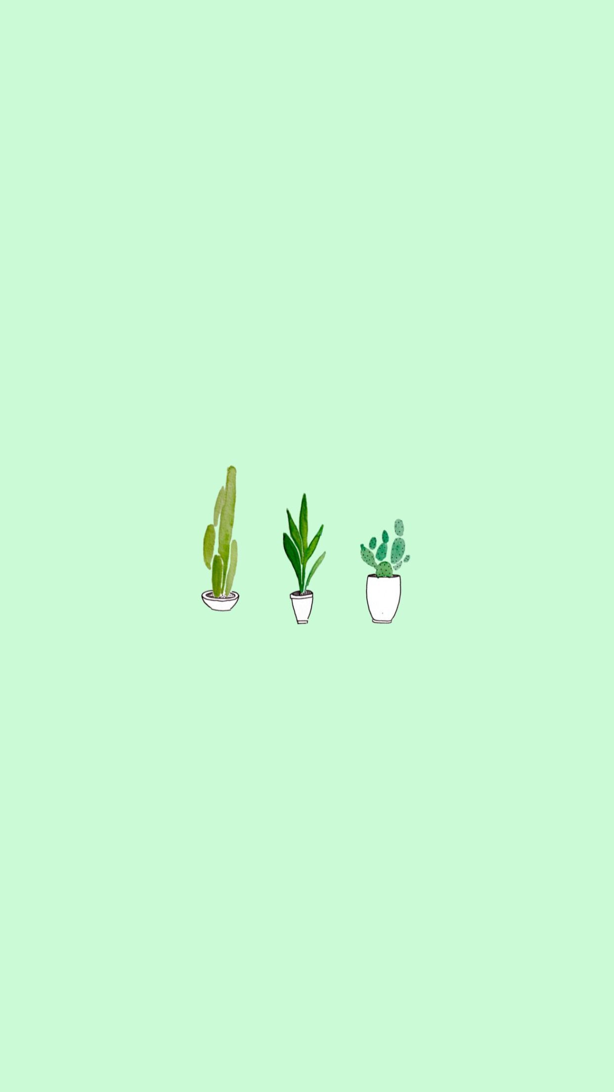 Pastel Green Aesthetic Wallpapers