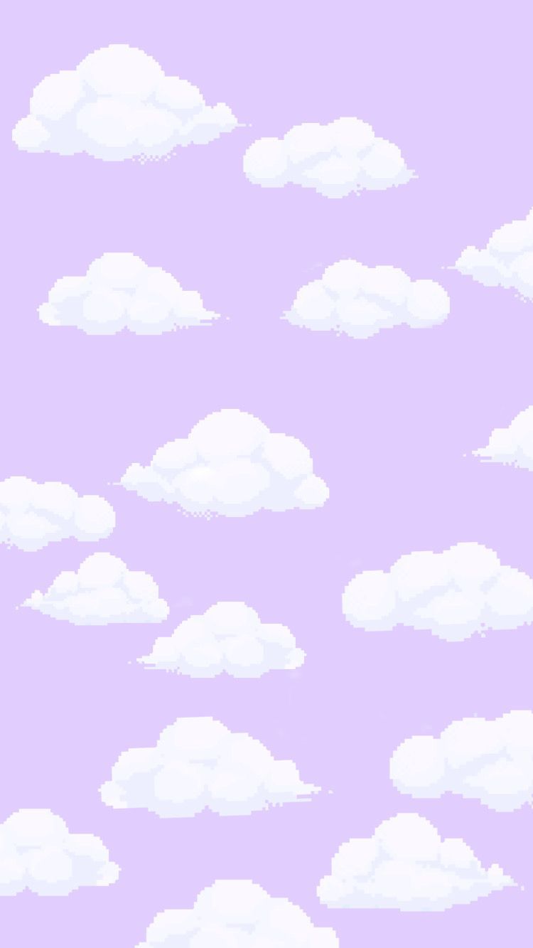 Pastel Purple Clouds Wallpapers