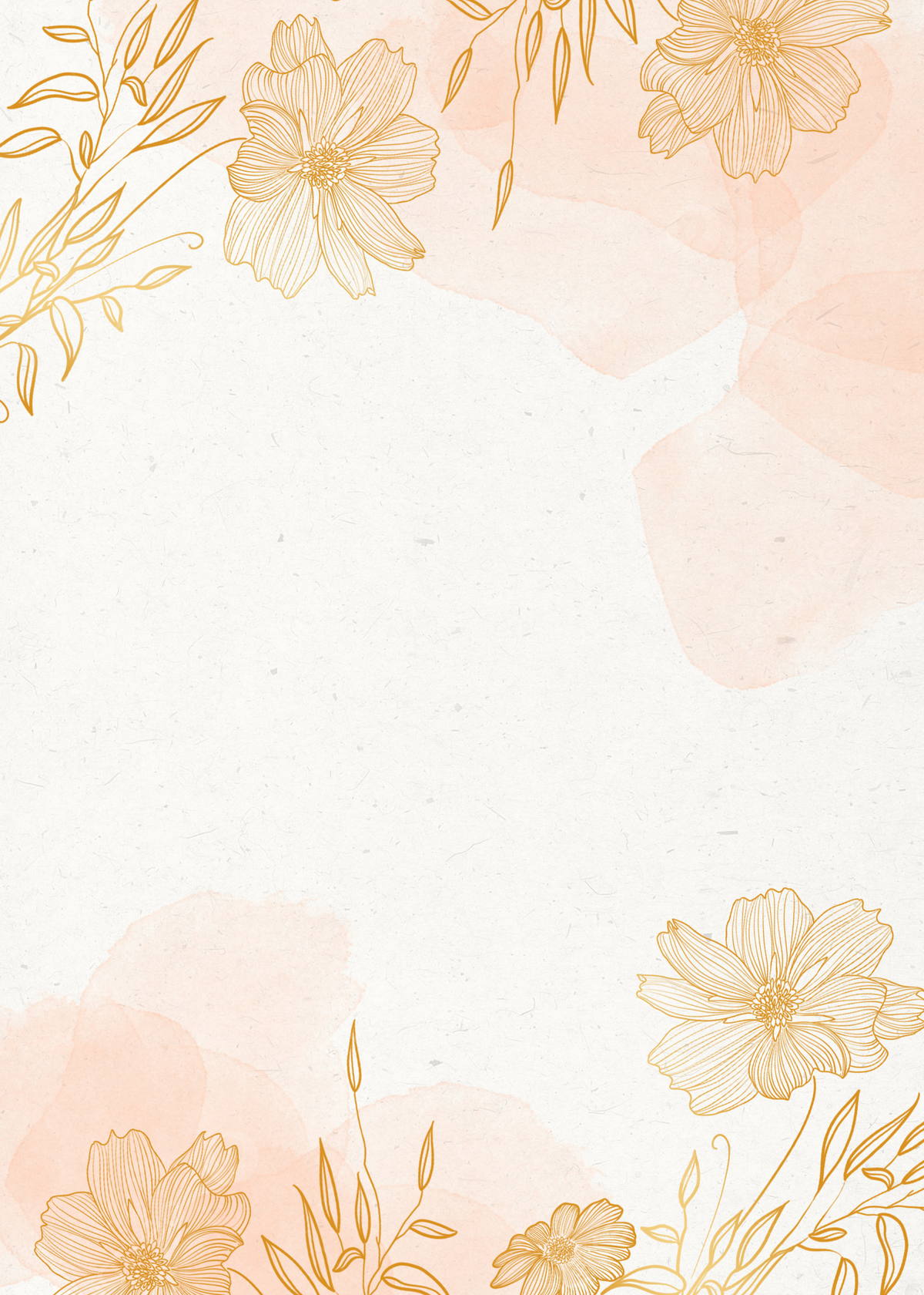 Pastel Yellow Floral Wallpapers