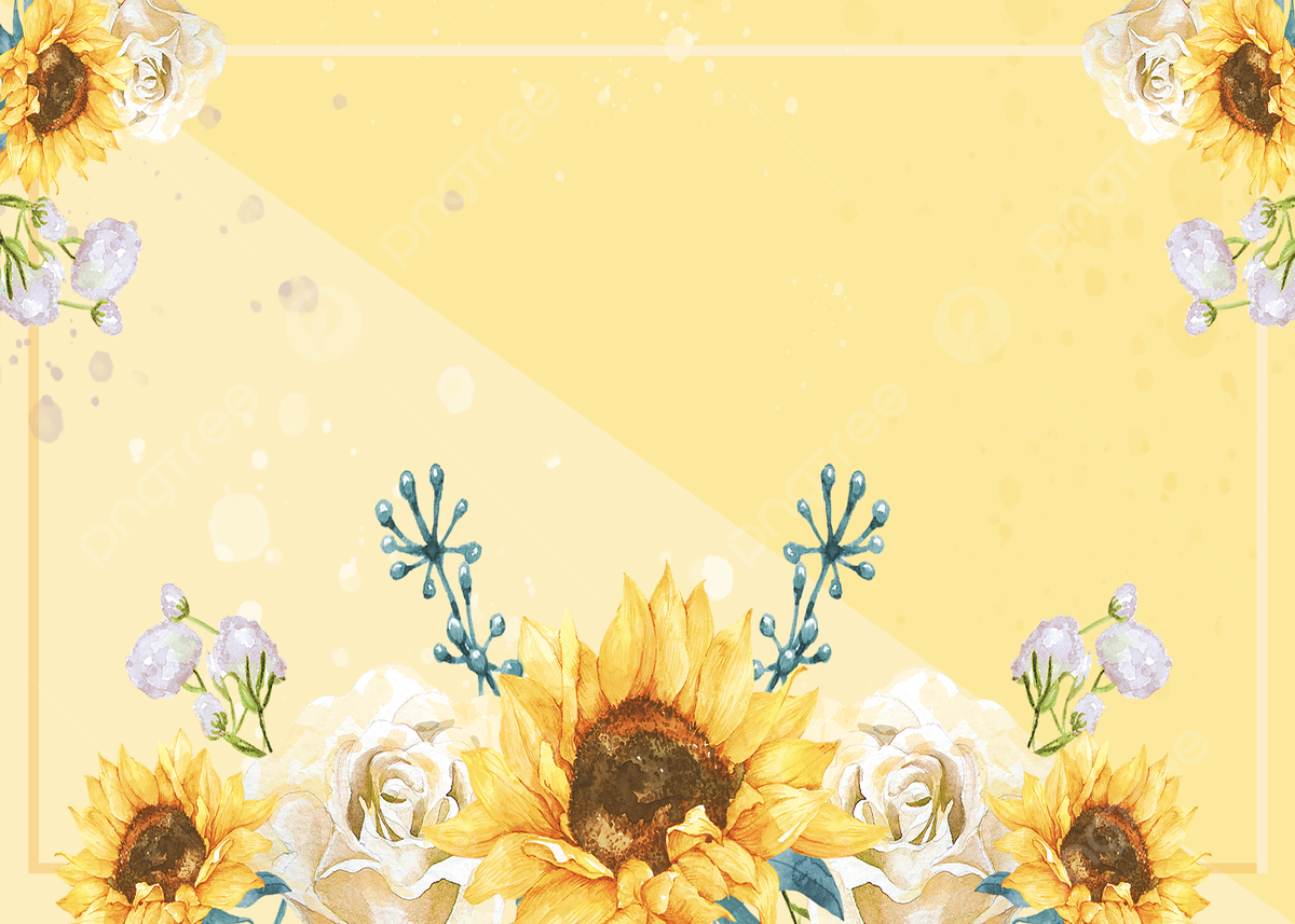 Pastel Yellow Floral Wallpapers