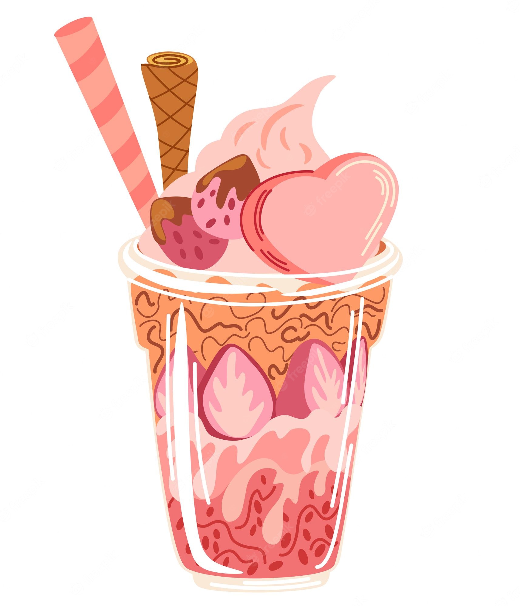 Pink Aesthetic Anime Food Wallpapers