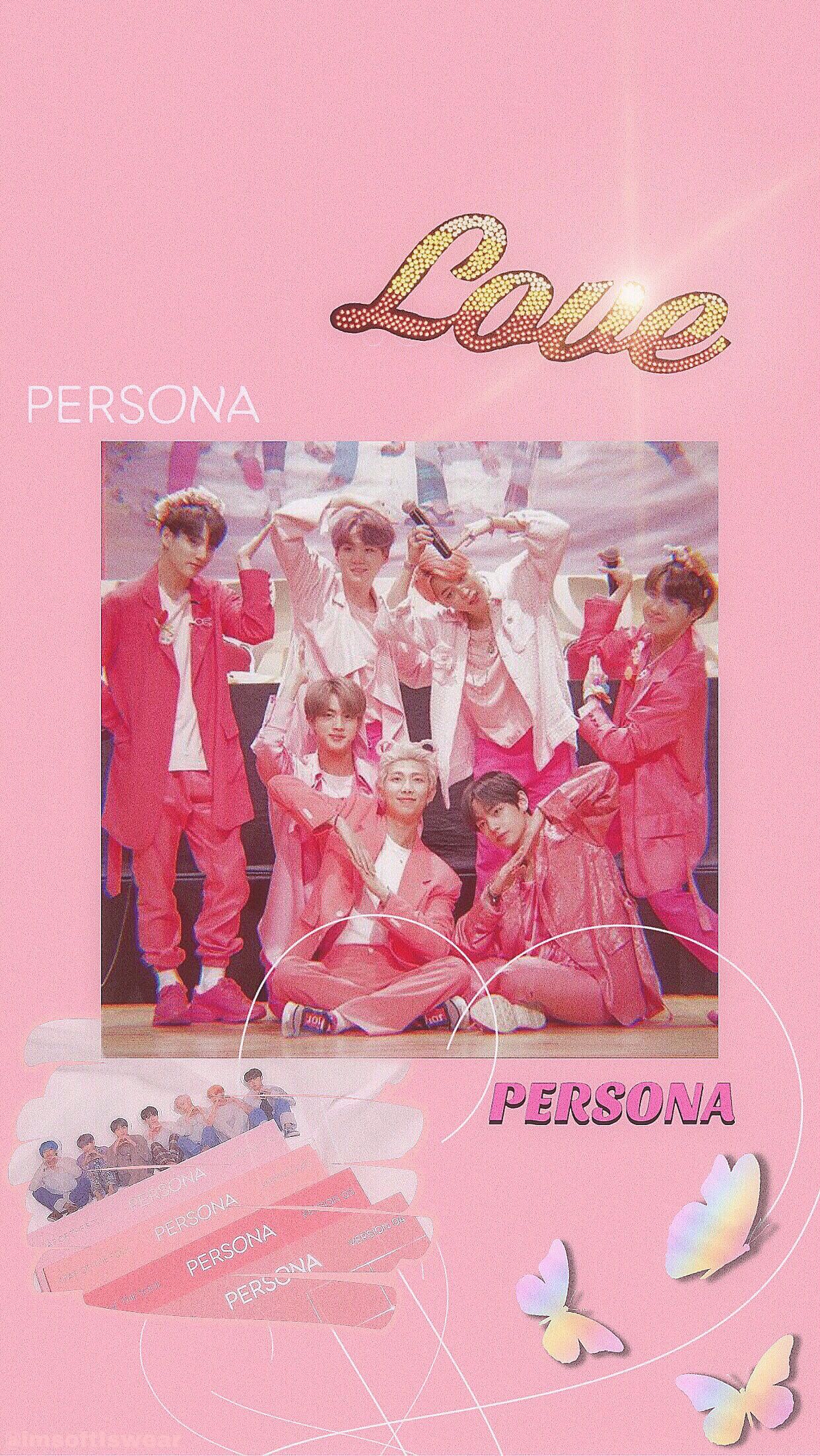 Pink Aesthetic Bts Iphone Wallpapers