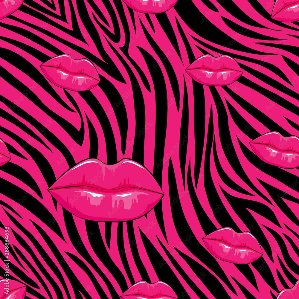 Pink And Black Zebra Wallpapers