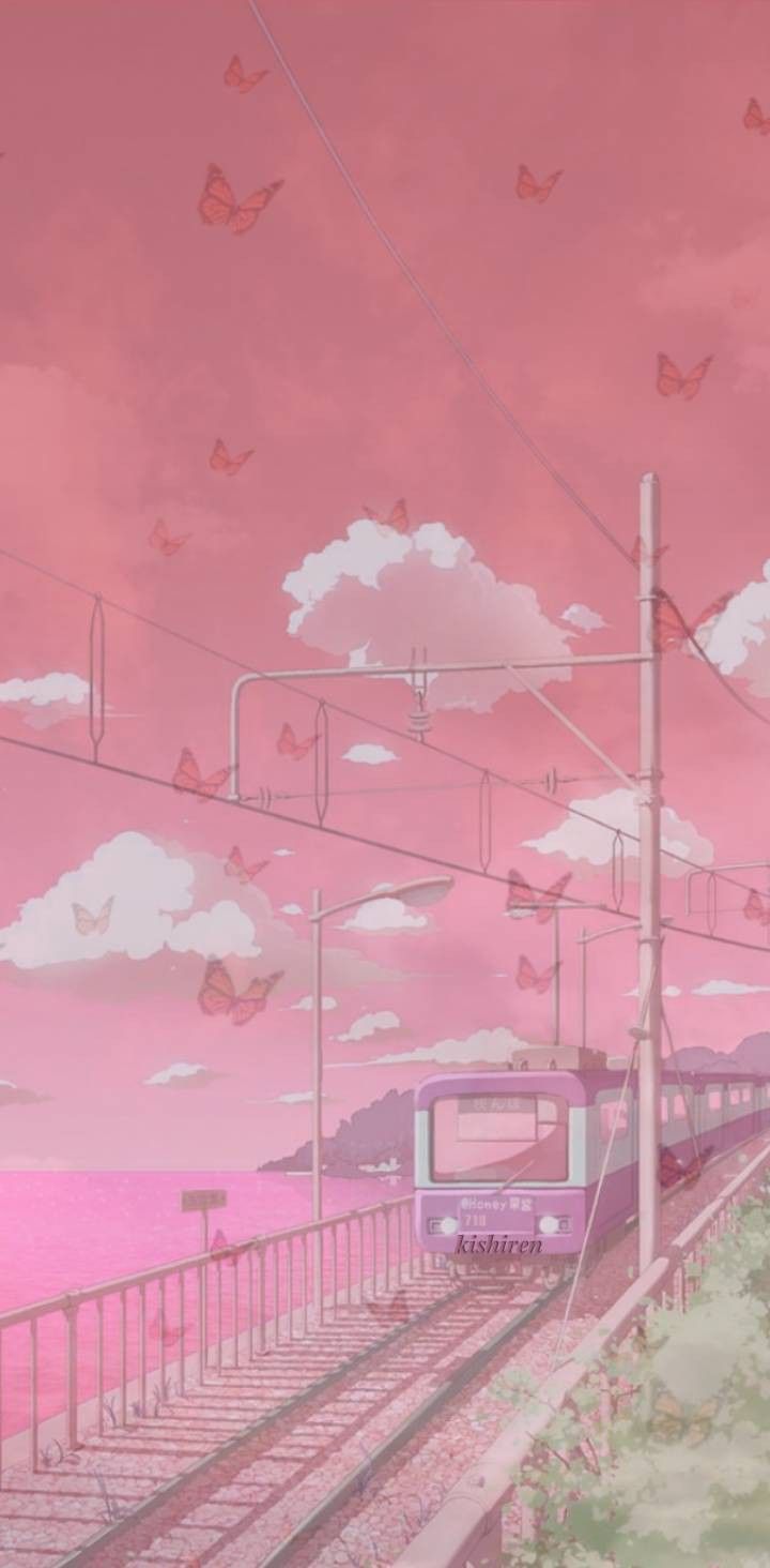 Pink Anime Aesthetic Wallpapers