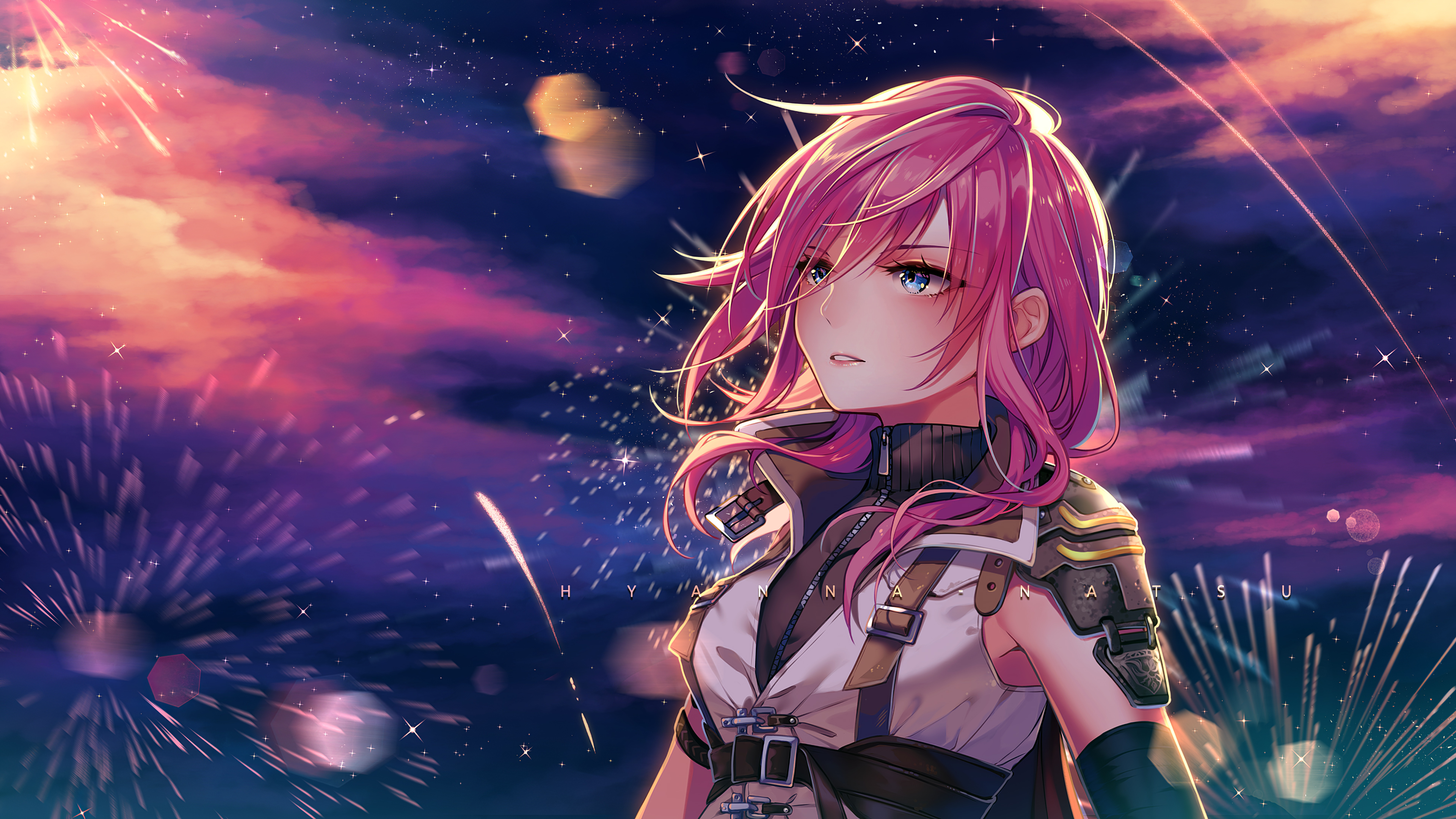 Pink Anime Girl Wallpapers