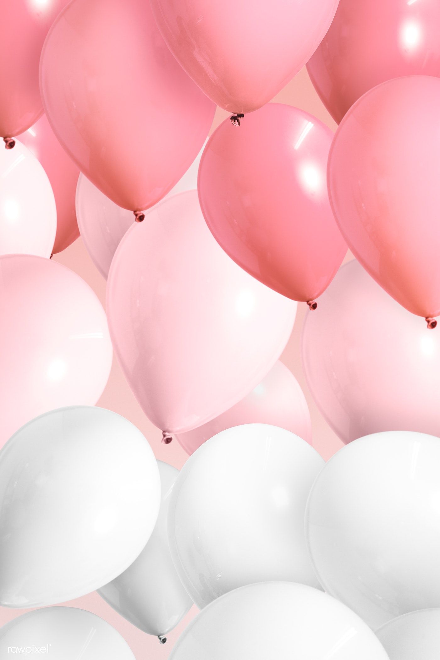 Pink Balloons Wallpapers