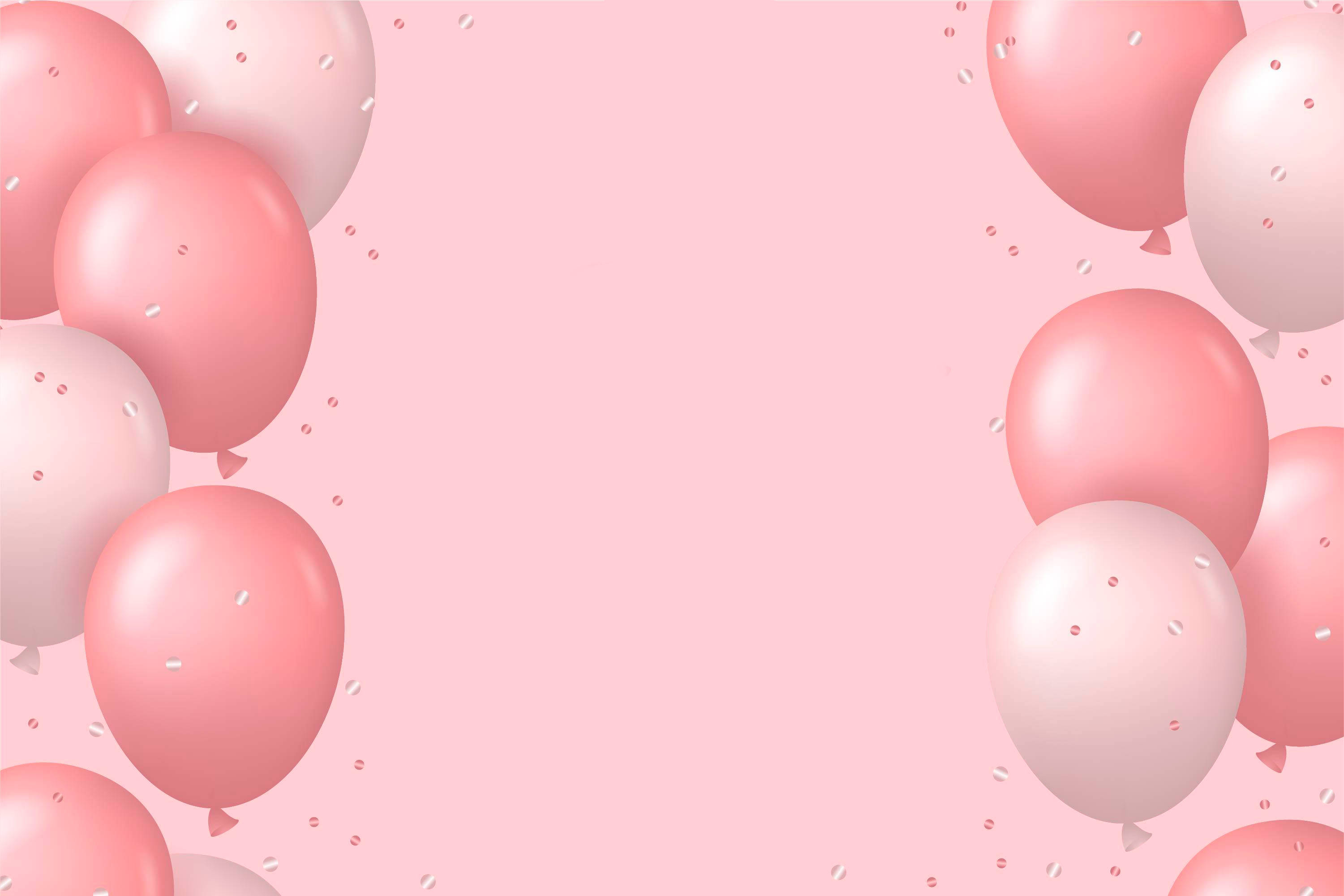 Pink Balloons Wallpapers