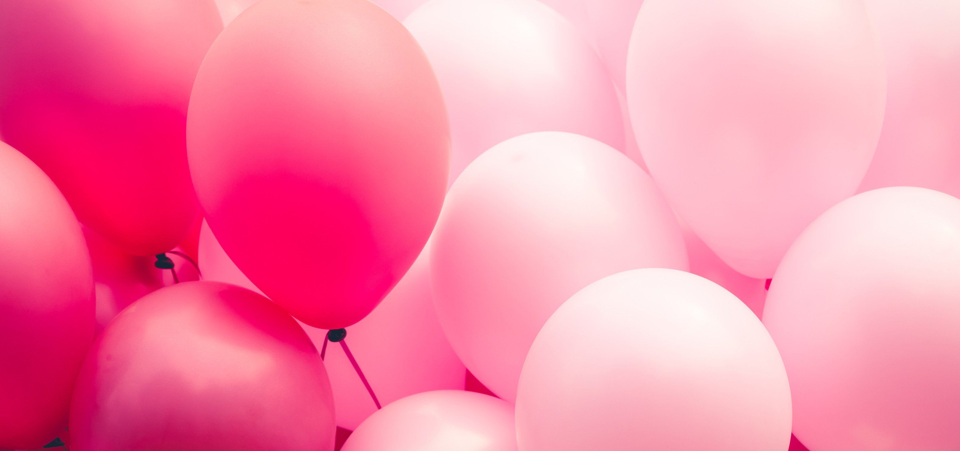 Pink Balloons Wallpapers