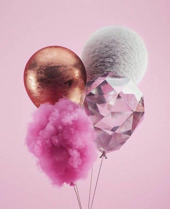 Pink Balloons Wallpapers