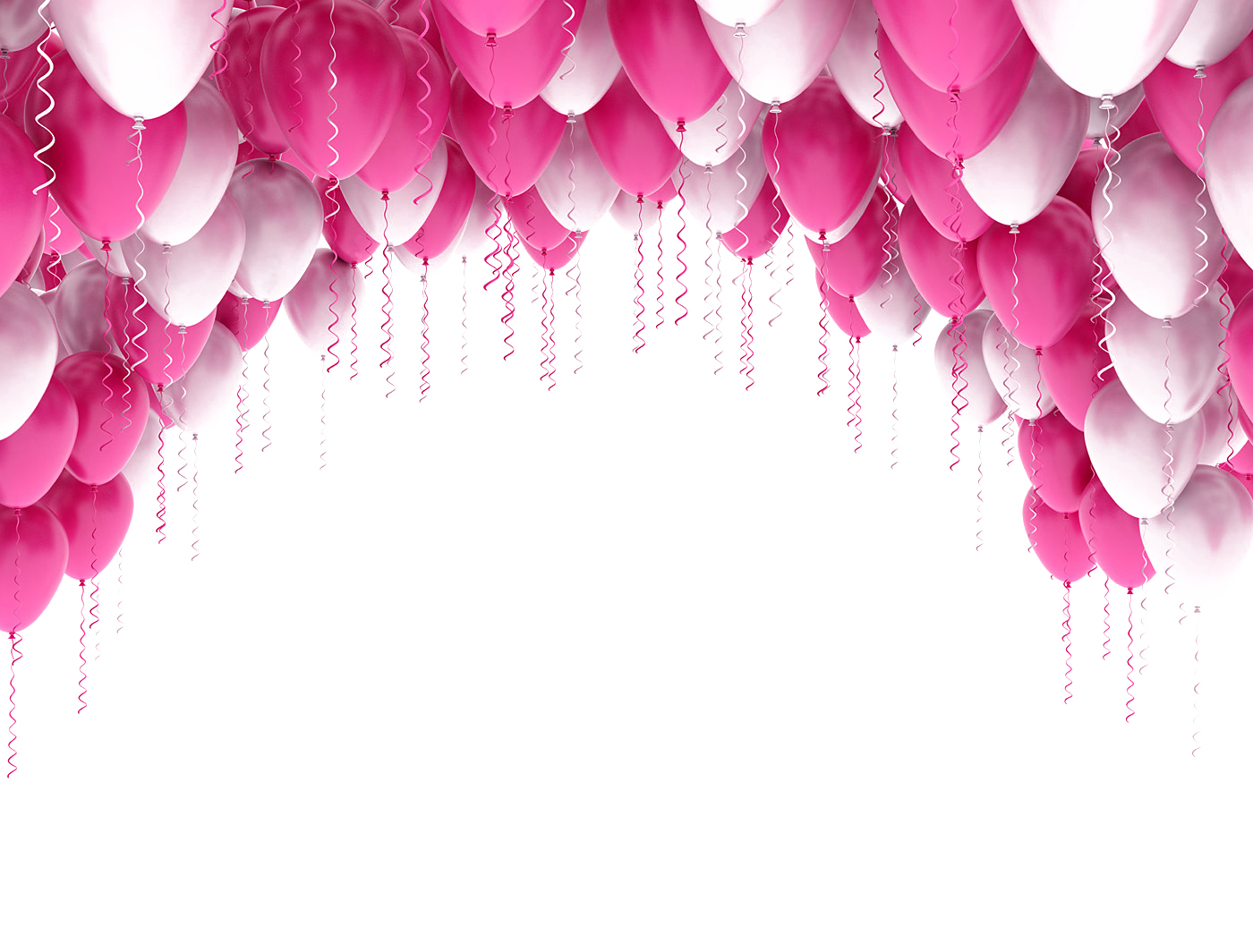 Pink Balloons Wallpapers