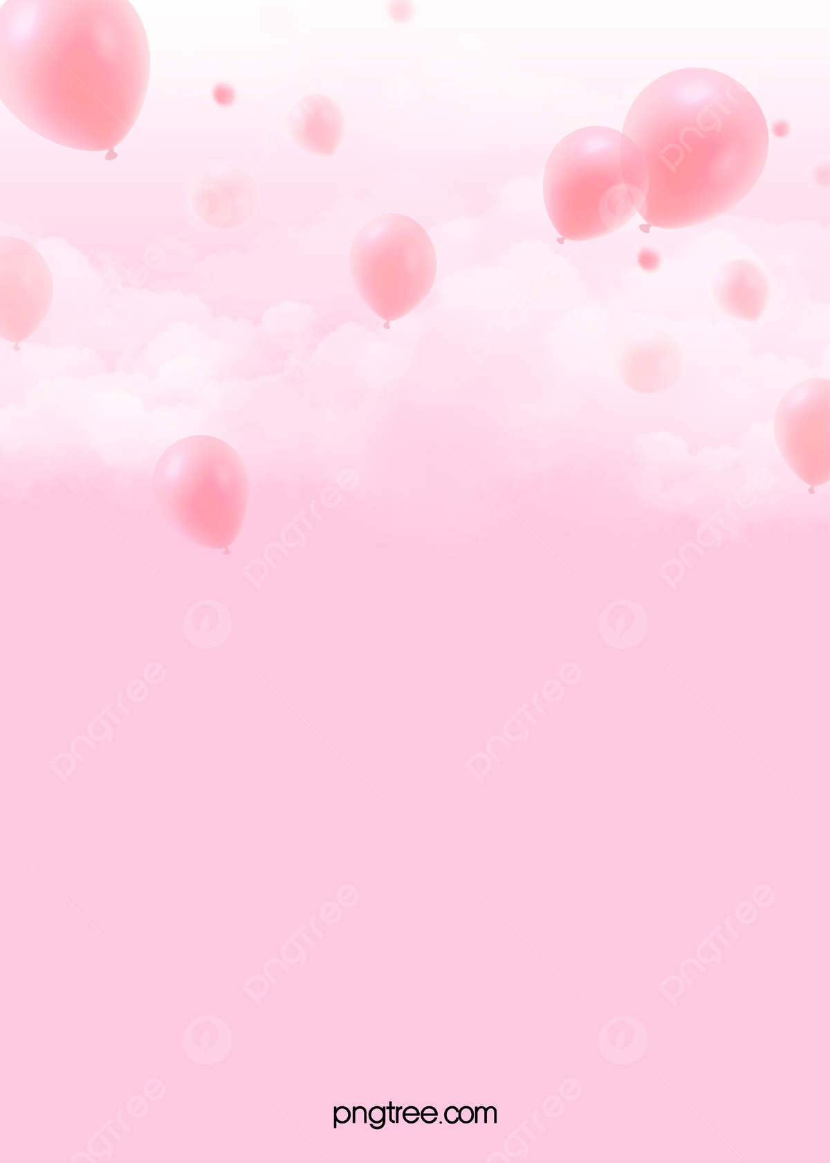 Pink Balloons Wallpapers