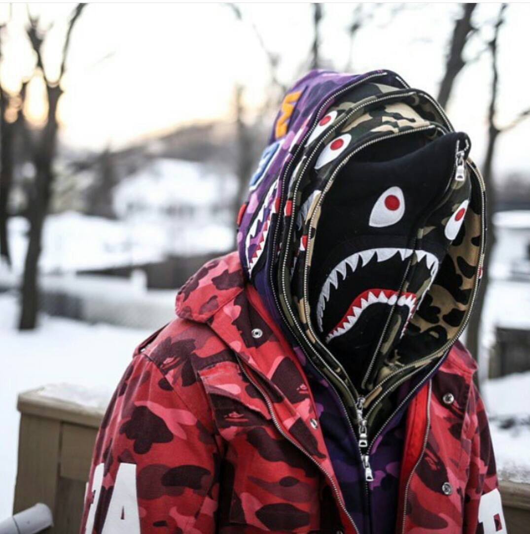 Pink Bape Hoodie Wallpapers