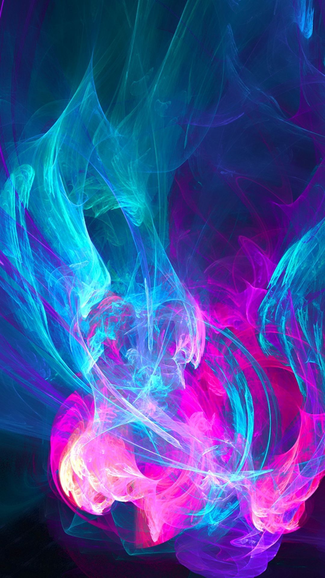 Pink Blue Fire Wallpapers