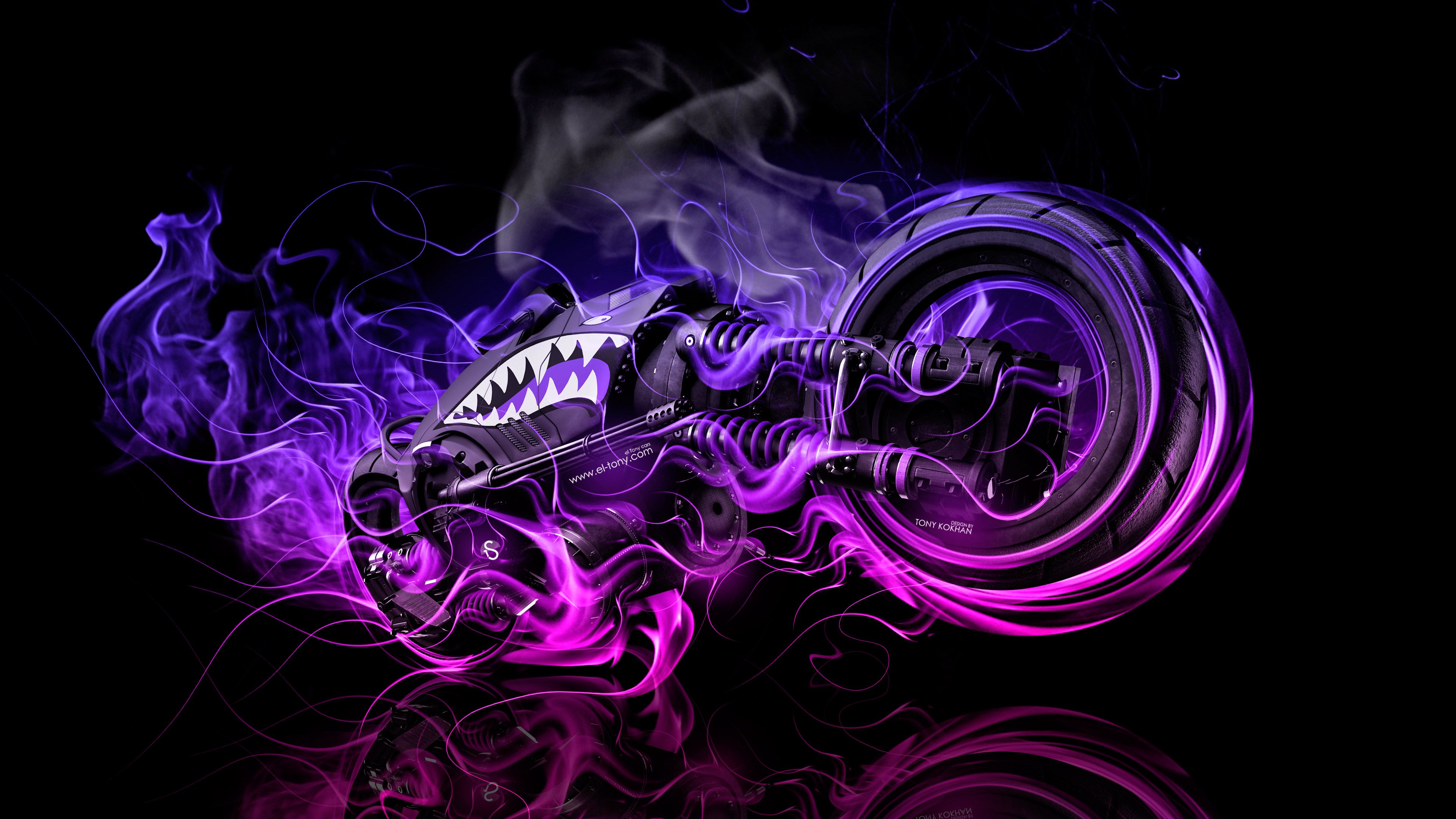 Pink Blue Fire Wallpapers