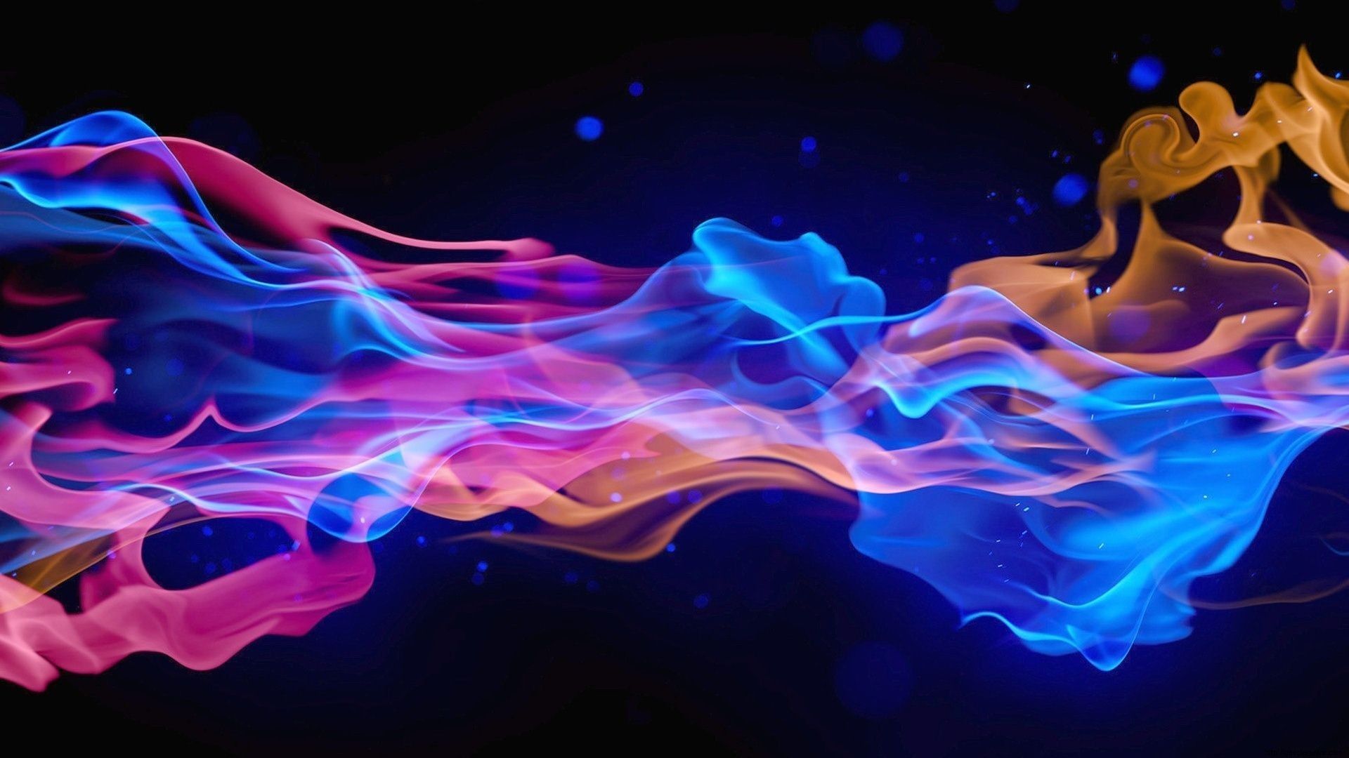 Pink Blue Fire Wallpapers