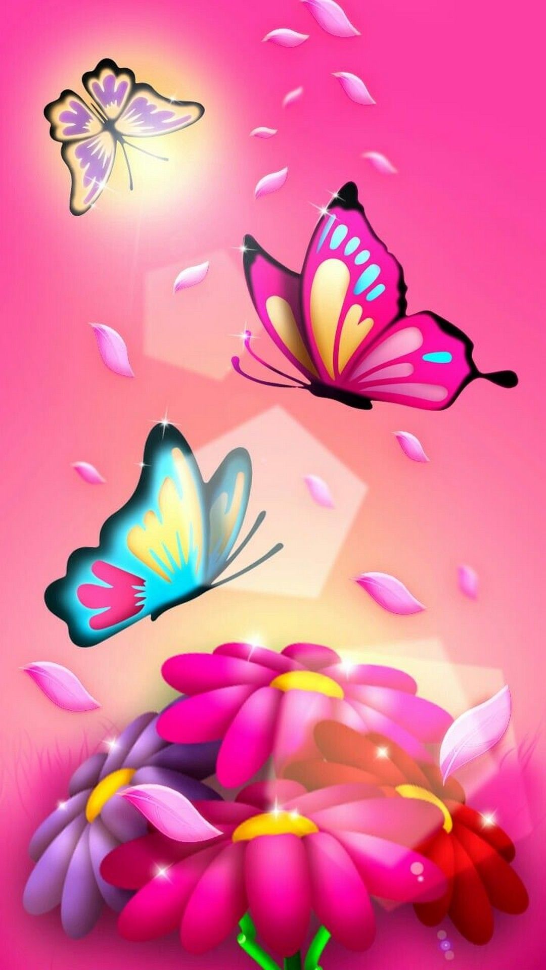 Pink Butterfly Wallpapers