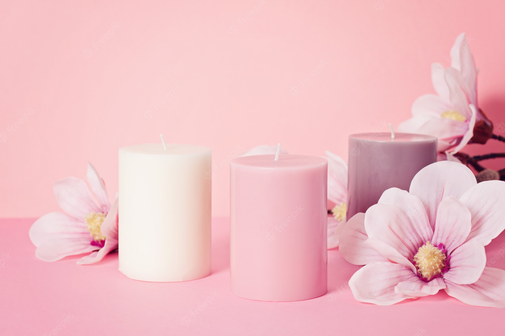 Pink Candles Wallpapers