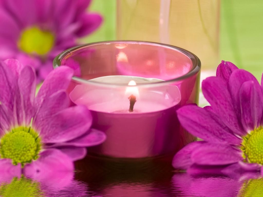 Pink Candles Wallpapers