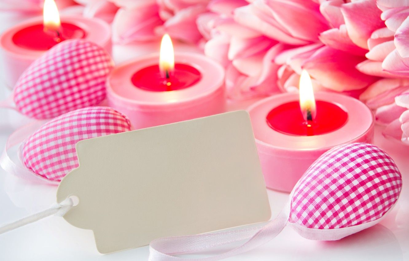 Pink Candles Wallpapers