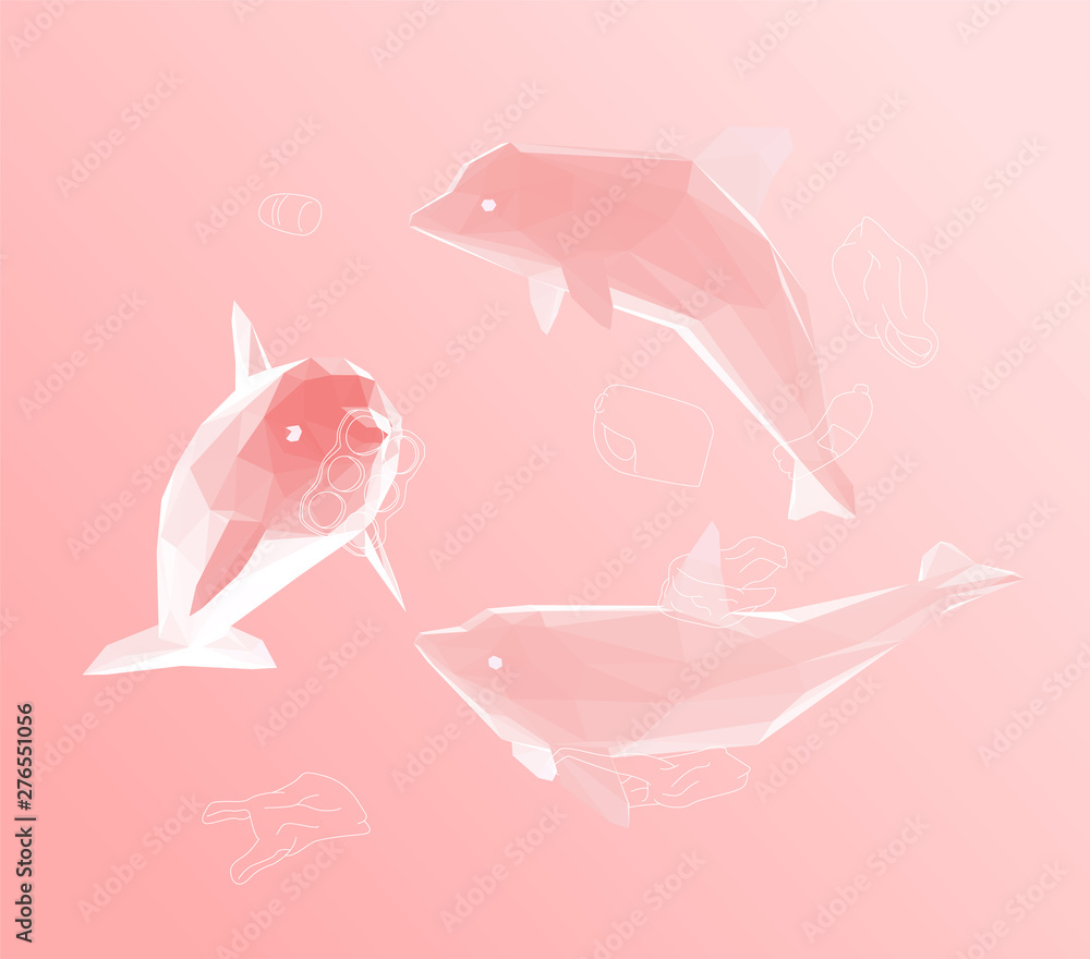 Pink Dolphin Logo Wallpapers