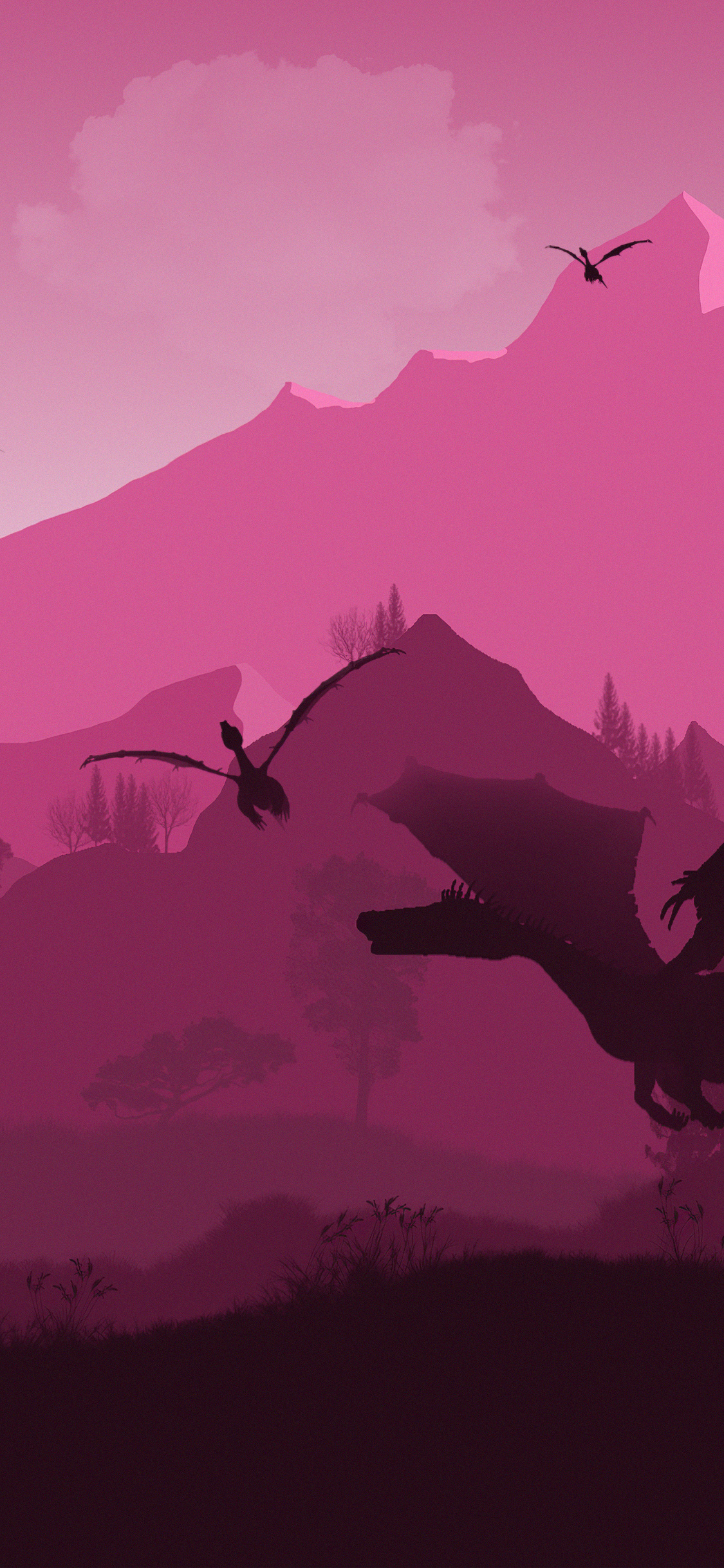 Pink Dragon Wallpapers