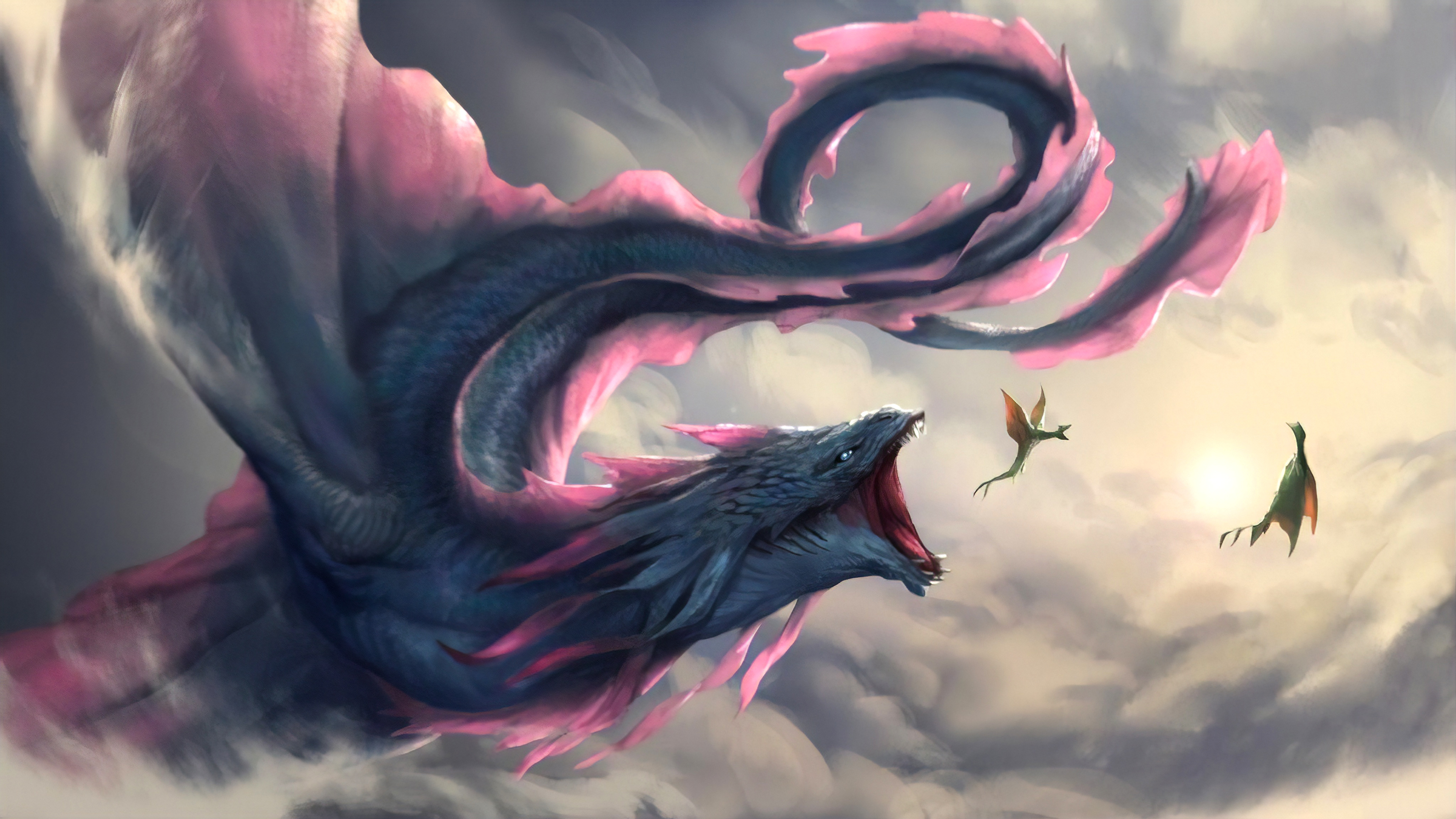 Pink Dragon Wallpapers