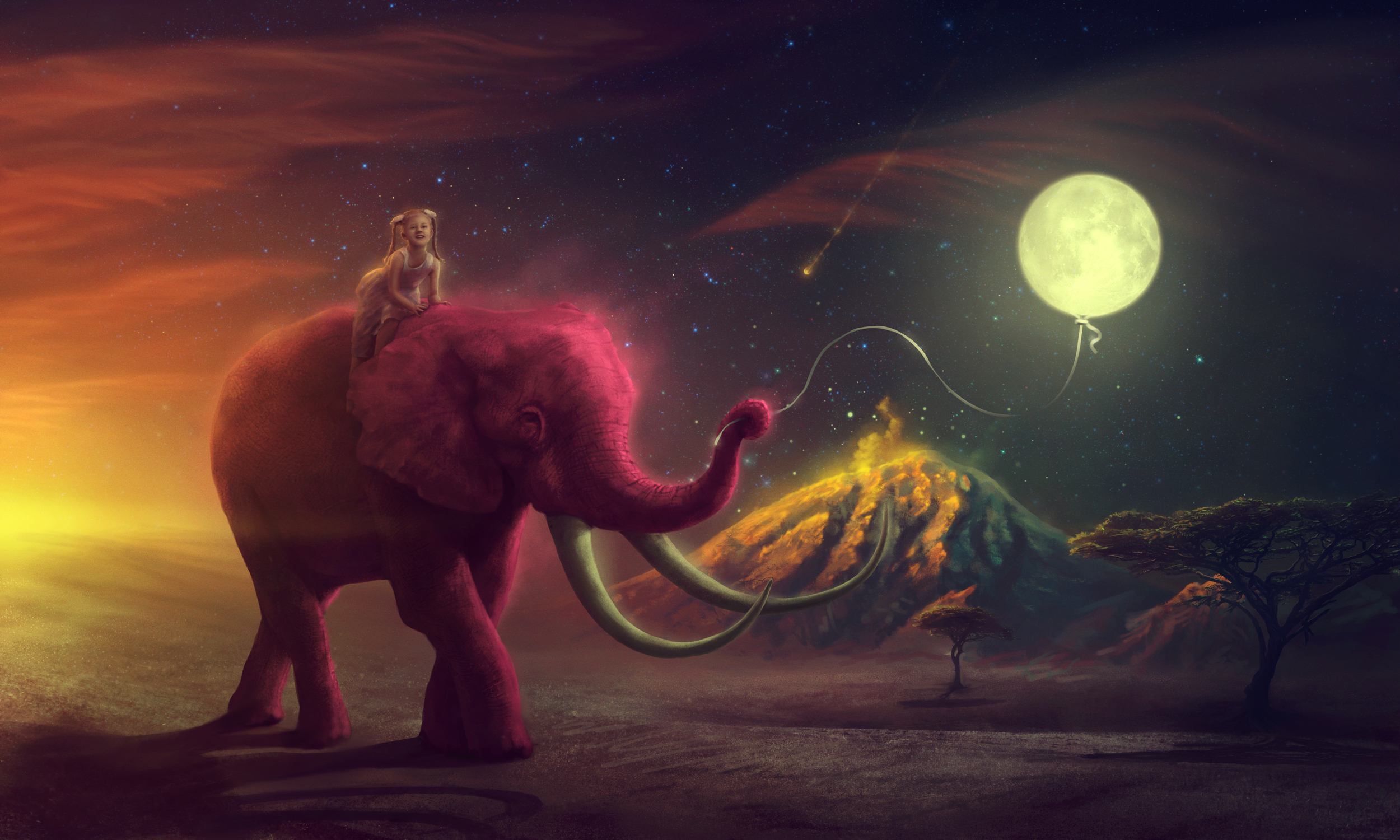 Pink Elephant Wallpapers