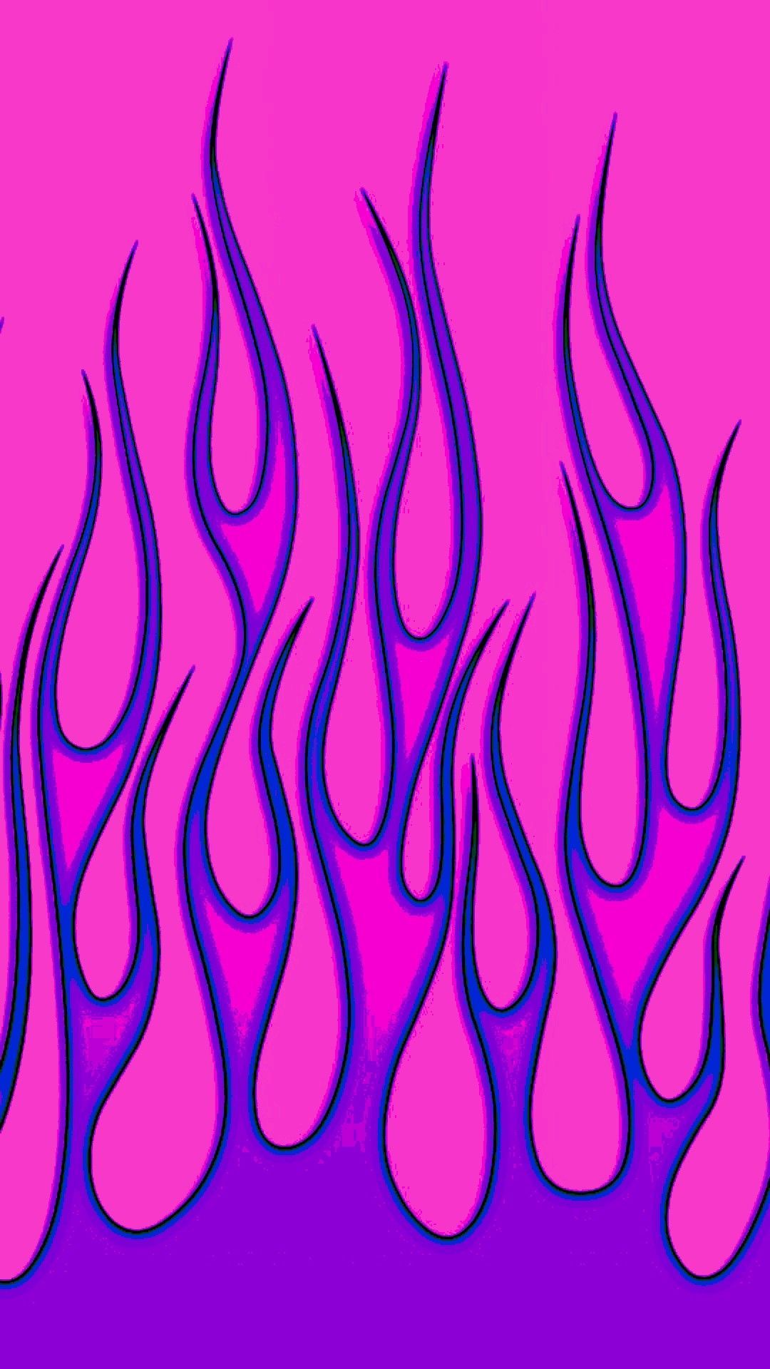 Pink Flames Wallpapers