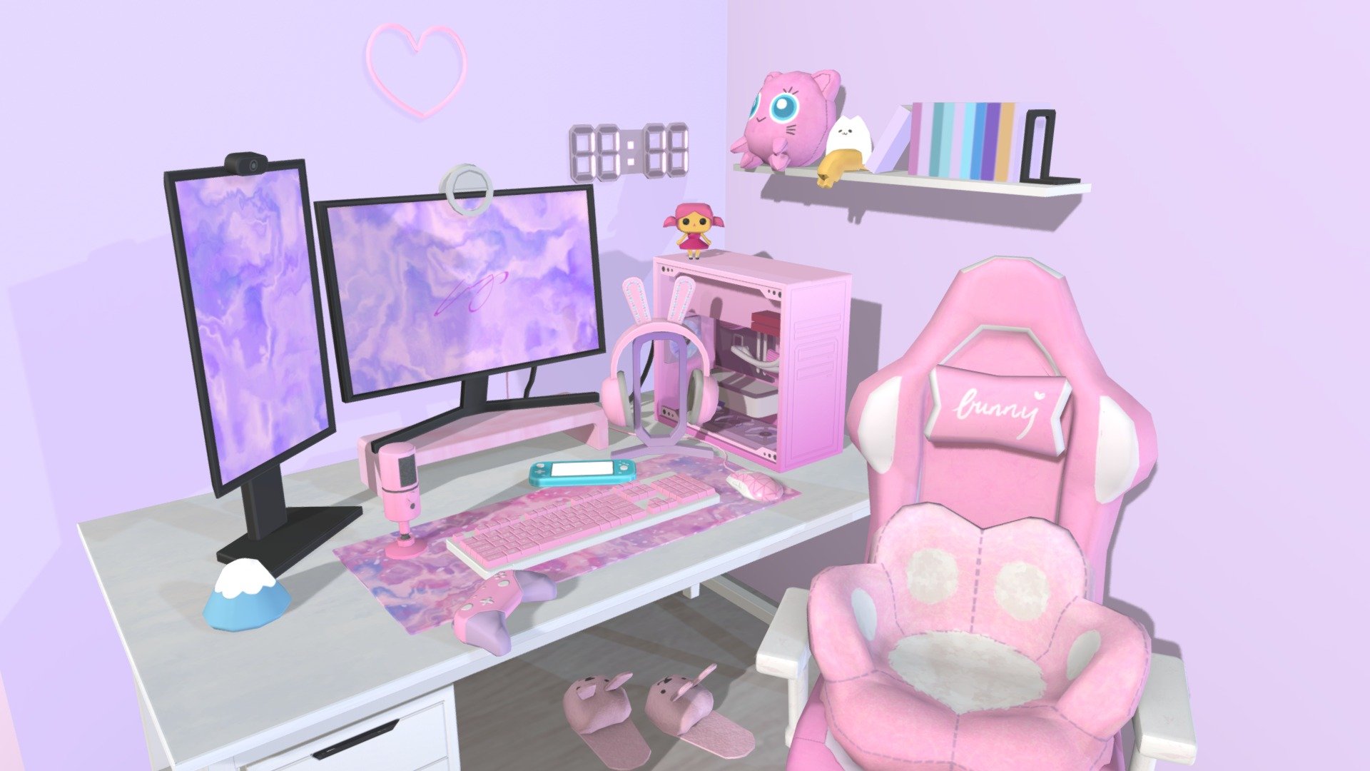 Pink Gaming Pc Wallpapers