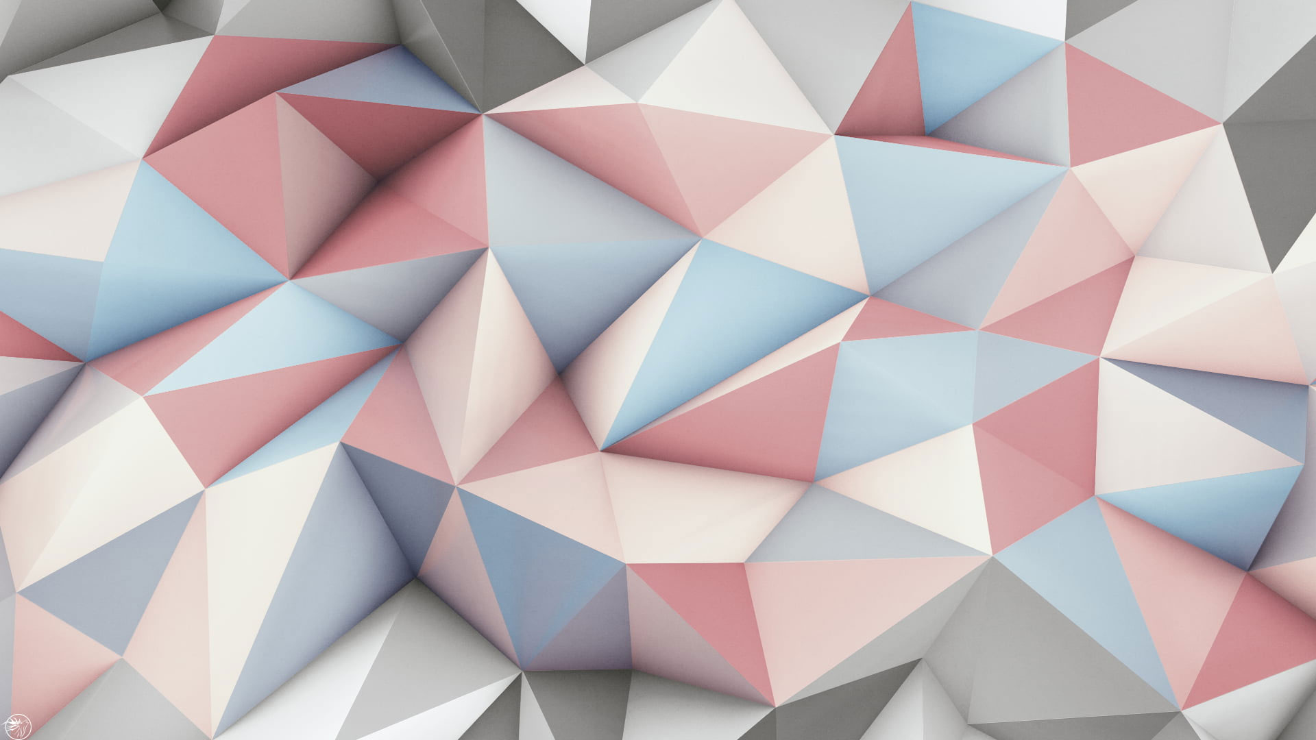 Pink Geometric Desktop Wallpapers