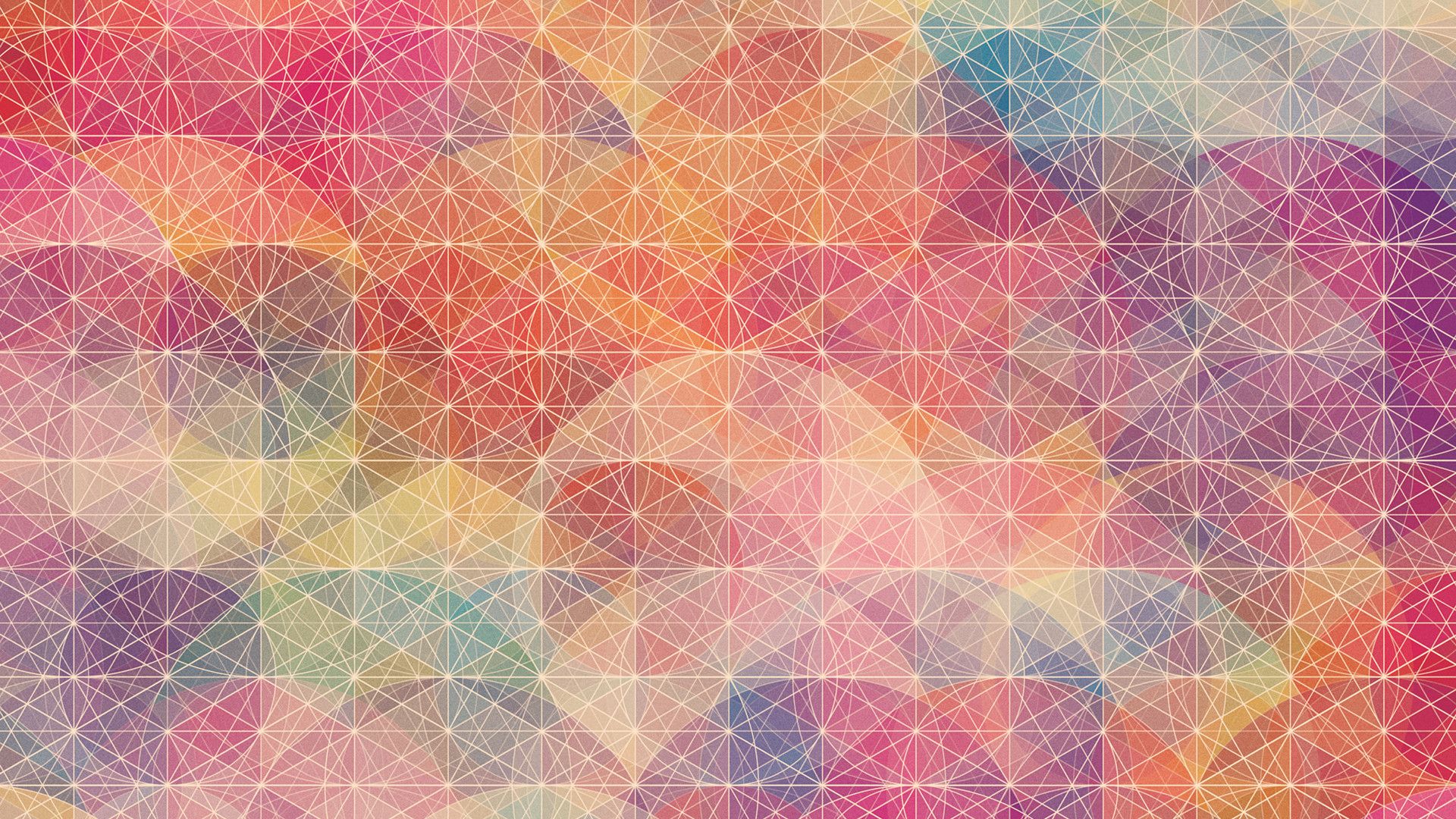 Pink Geometric Desktop Wallpapers