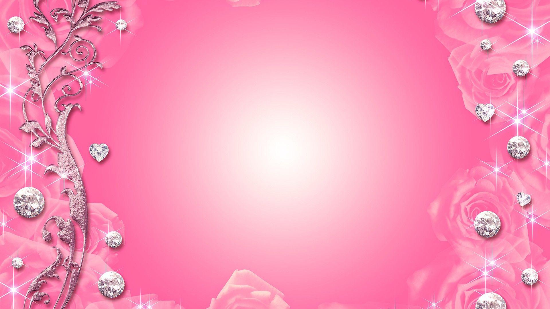 Pink Glitter Desktop Wallpapers