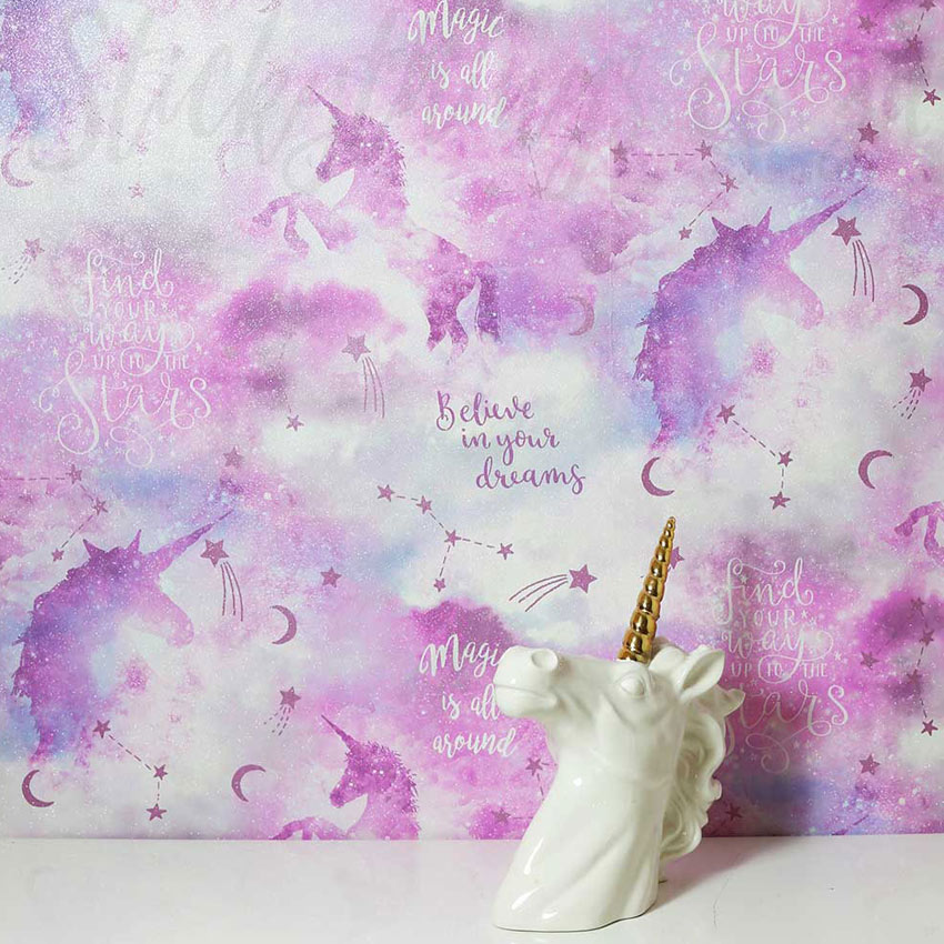 Pink Glitter Unicorn Wallpapers